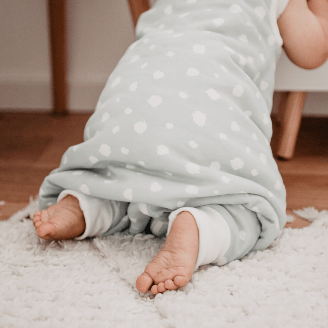 Sacco nanna con piedi 2.5 TOG | Pois Menta