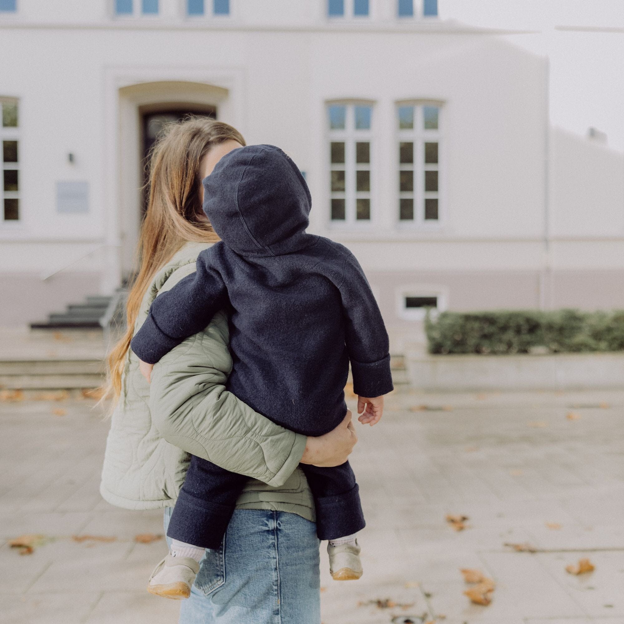 Tuta overall in lana cotta | Essential Blu