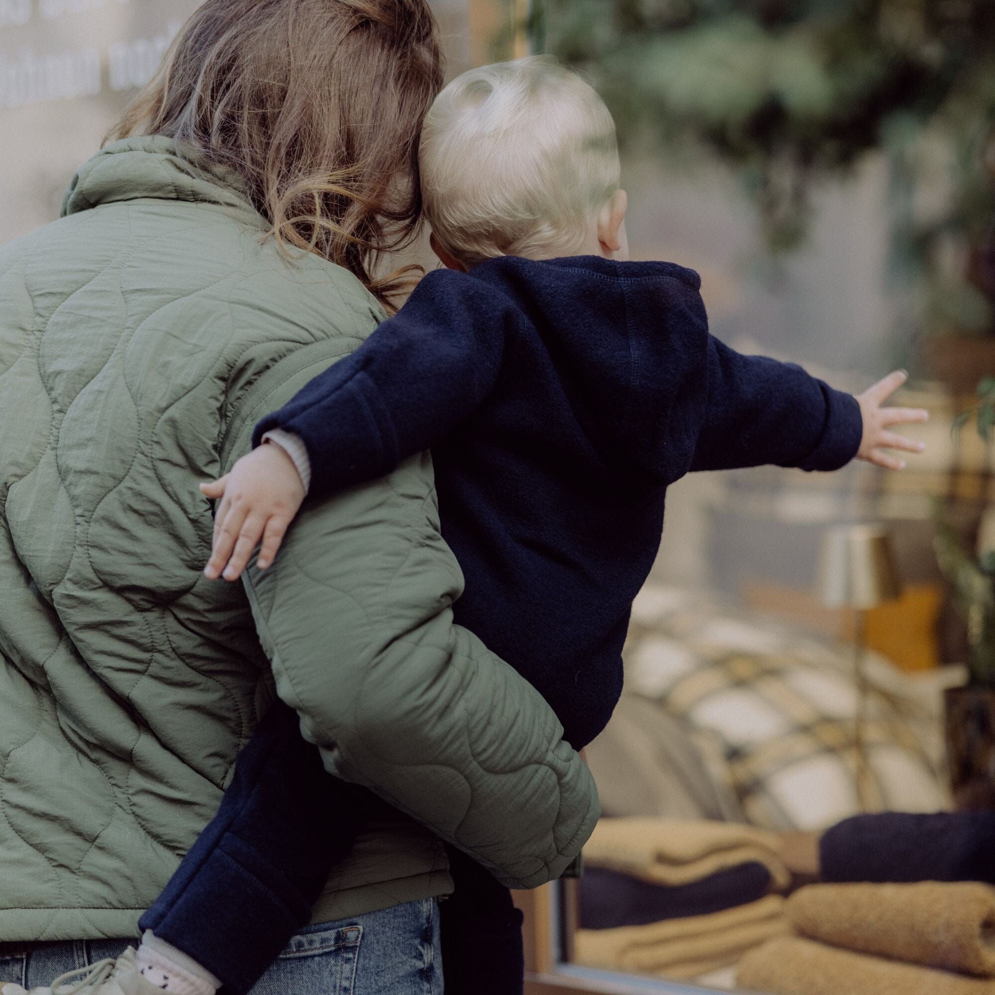 Tuta overall in lana cotta | Essential Blu