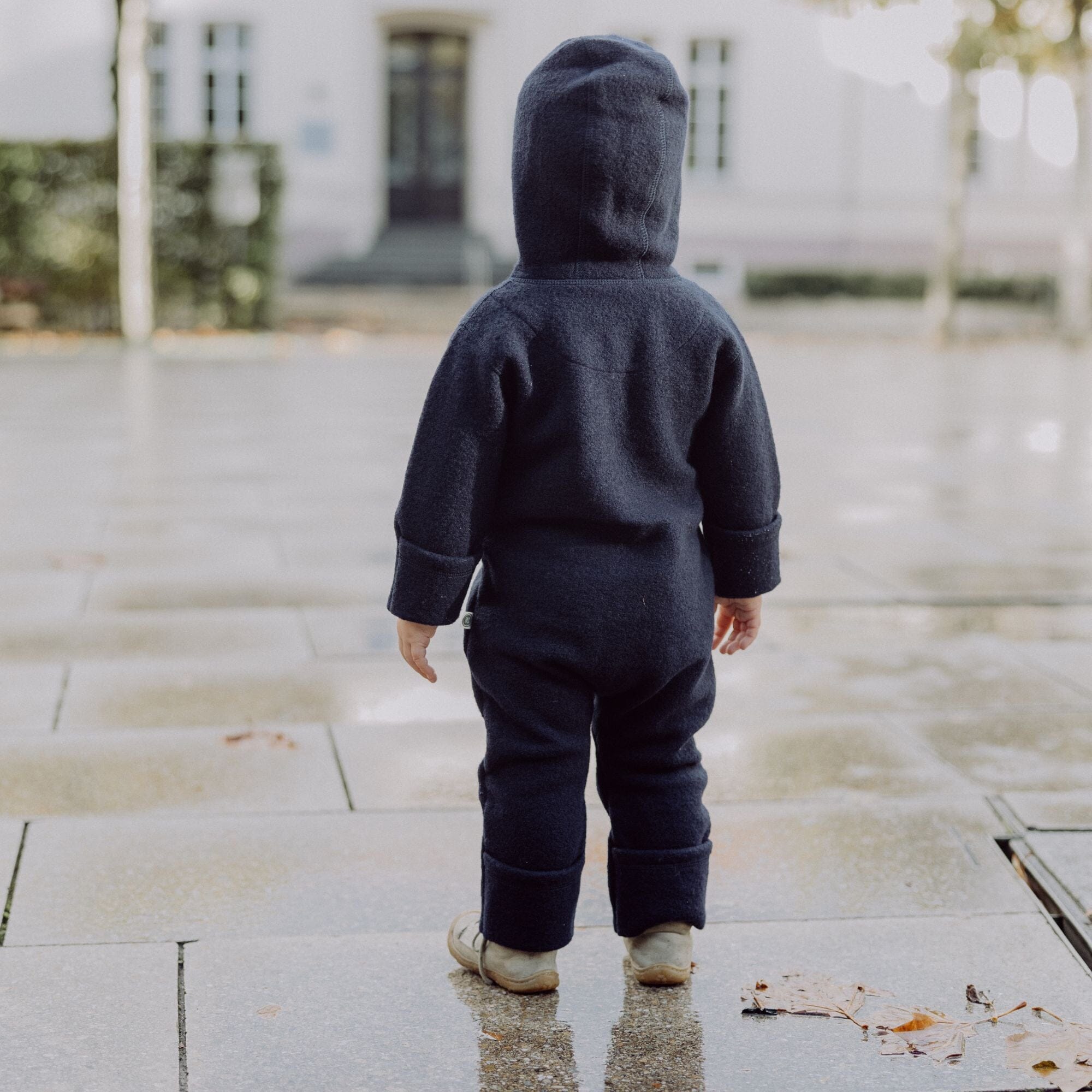 Tuta overall in lana cotta | Essential Blu