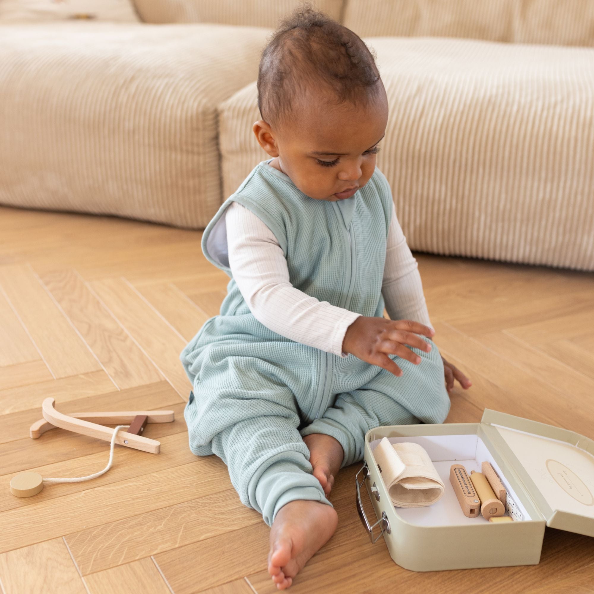 Sacco nanna con piedi 1.0 TOG | Essential Menta