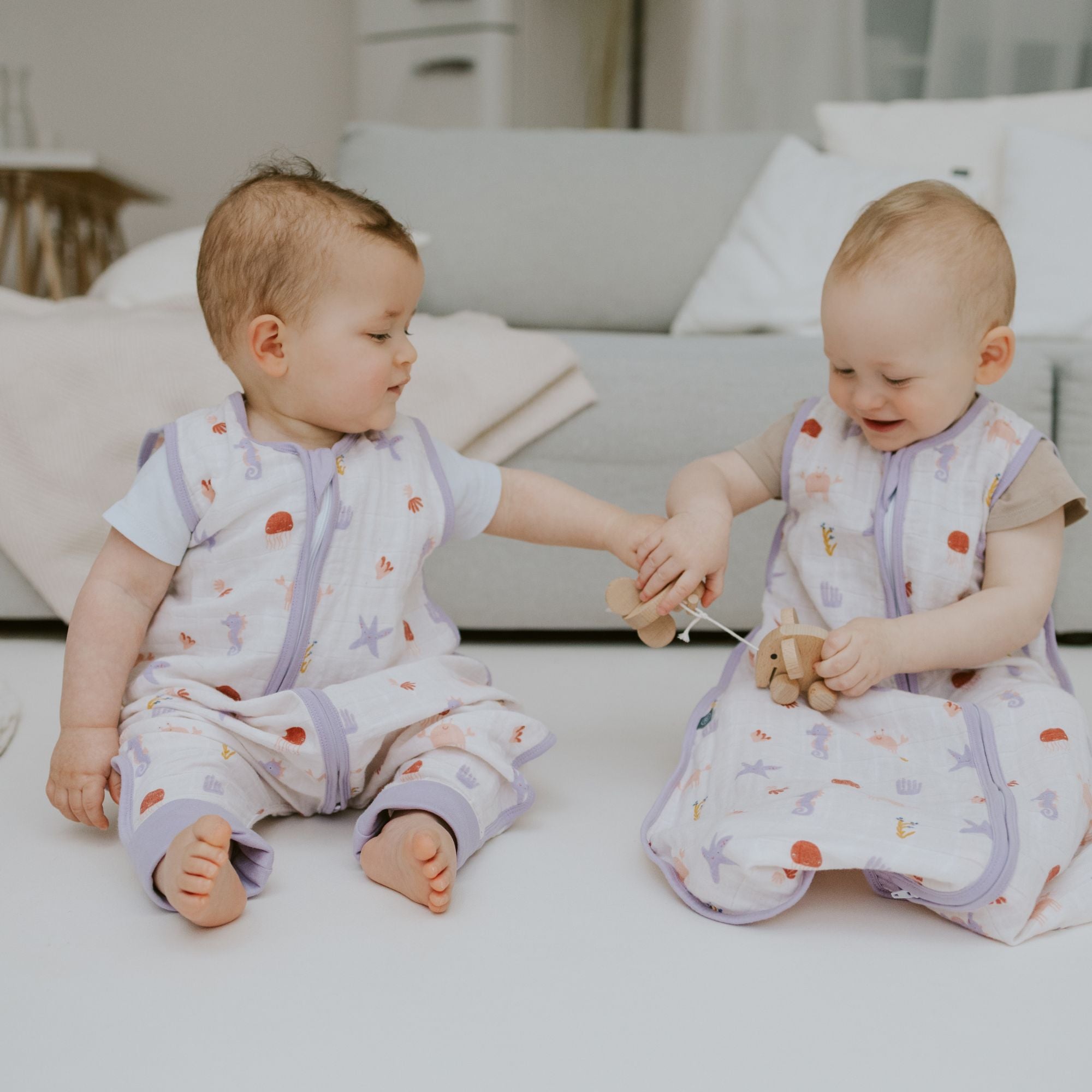 Sacco nanna in mussola con piedi 0.5 TOG | Design marino creato dalla community