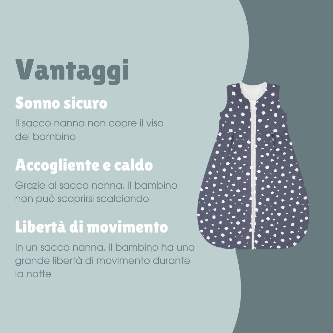 Sacco nanna 1.0 TOG | Pois Blu