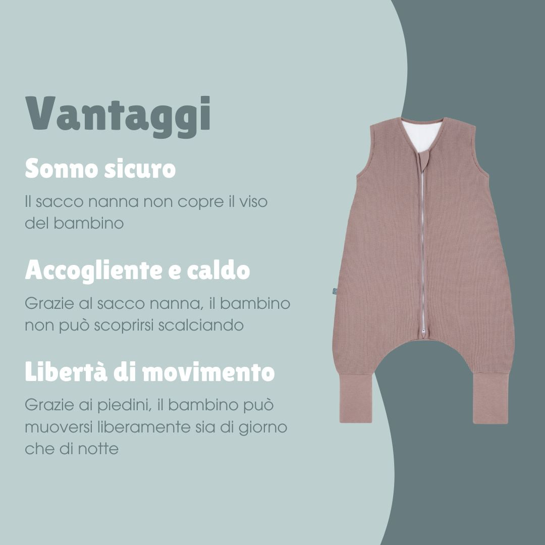 Sacco nanna con piede pieghevole 2.5 TOG | Essential Berry