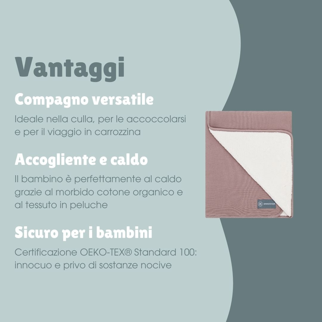 Coperta neonato | Essential Berry