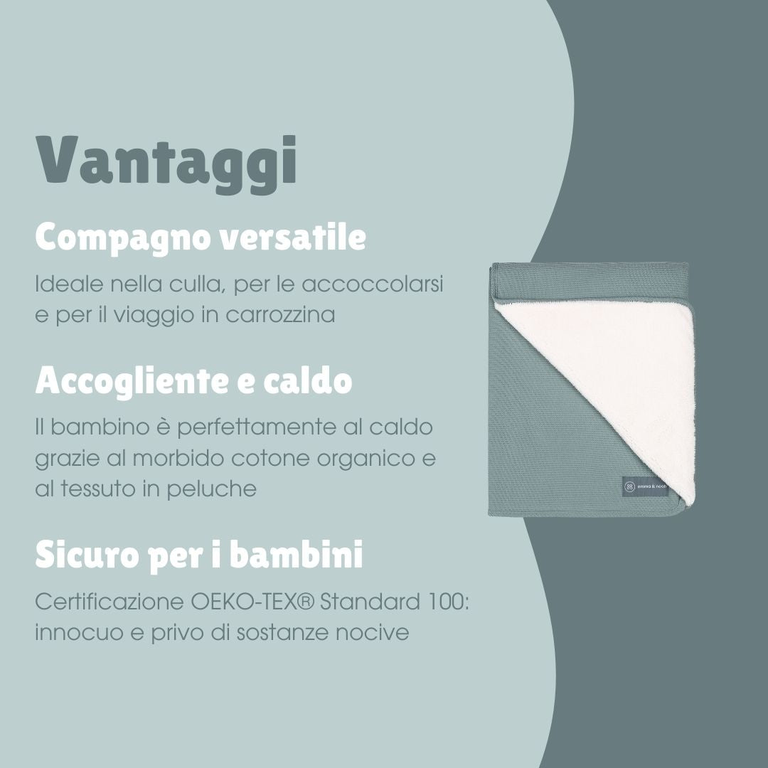 Coperta neonato  | Essential Menta
