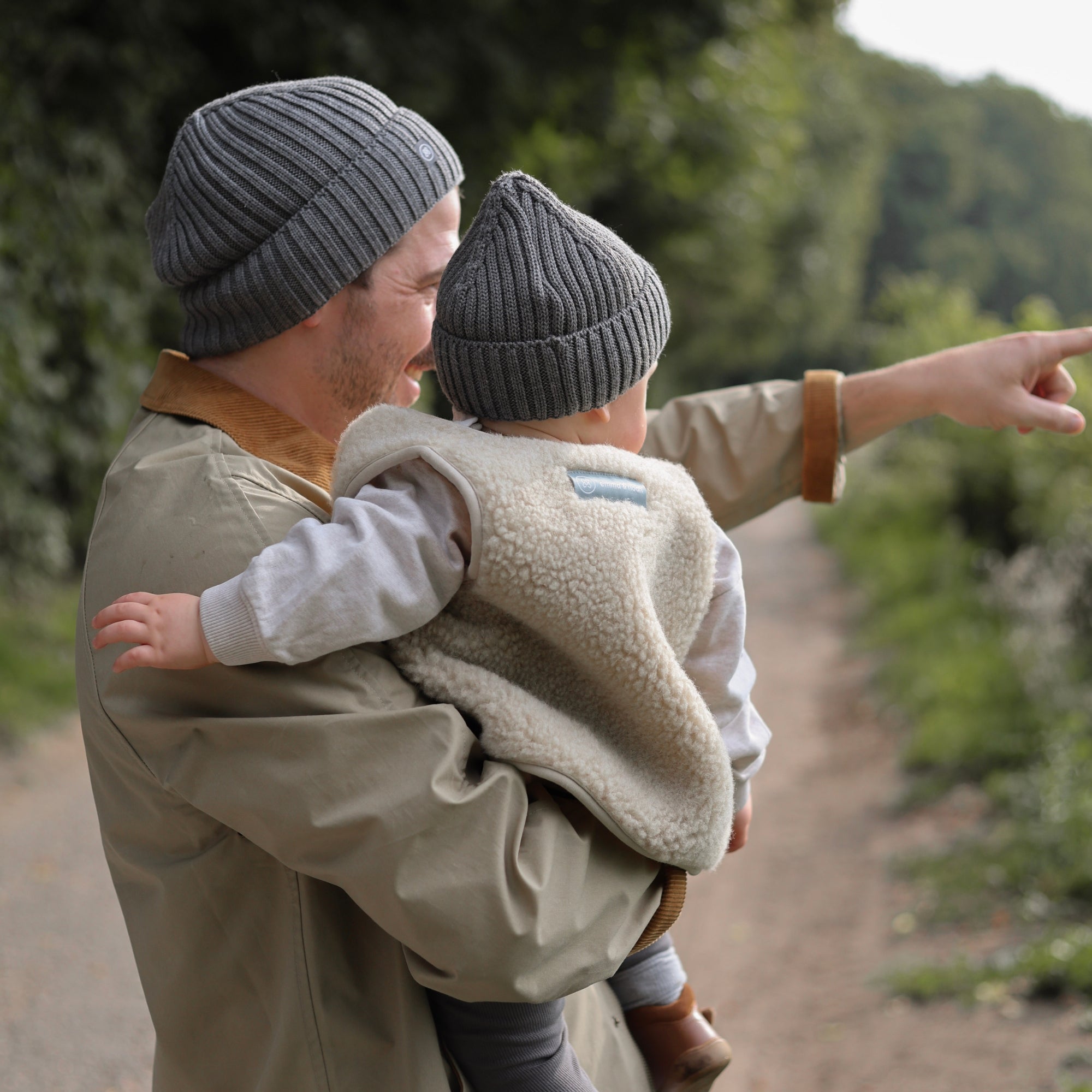 Berretto in lana merino bambino | Essential Grigio