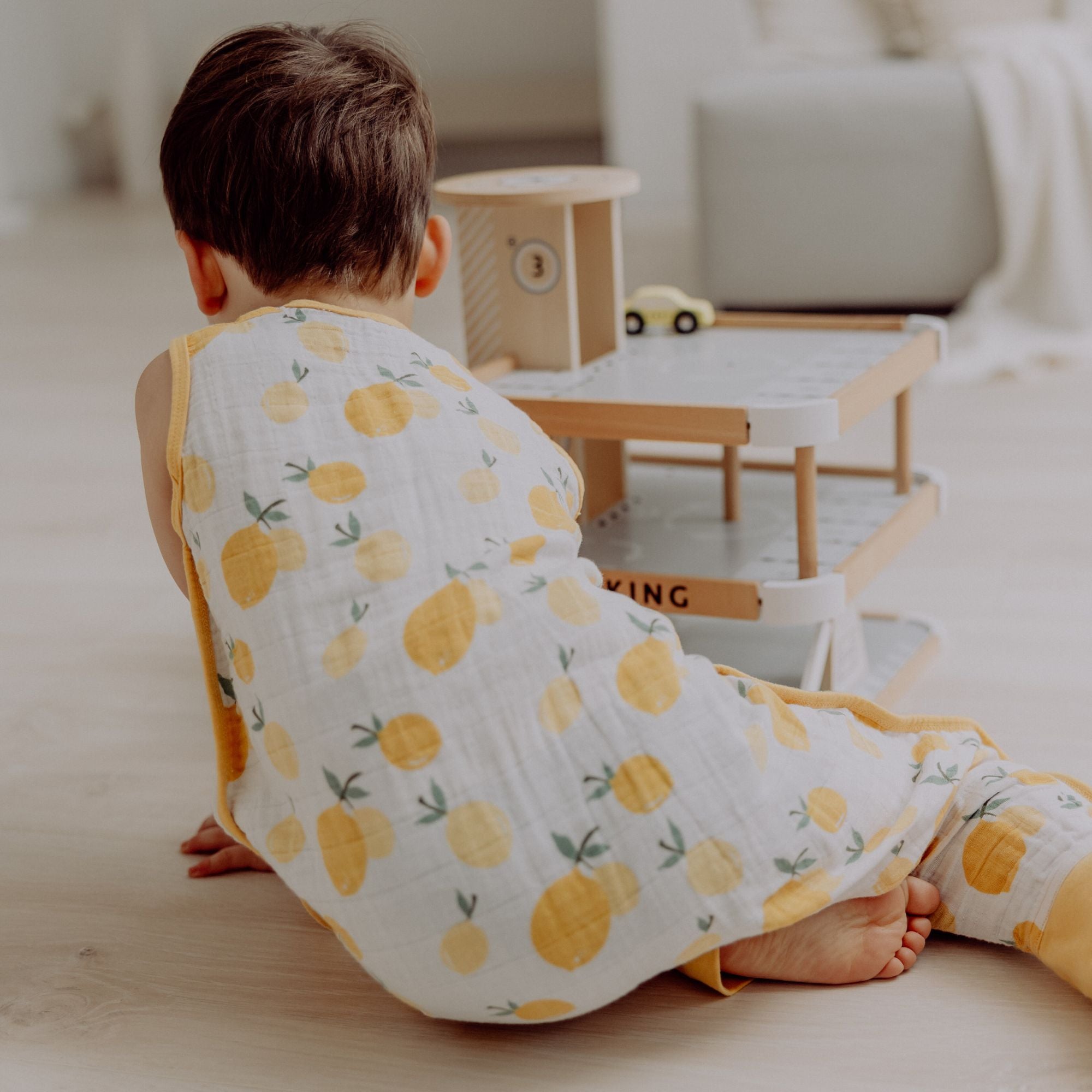 Sacco nanna in mussola con piedi 0.5 TOG | Limone