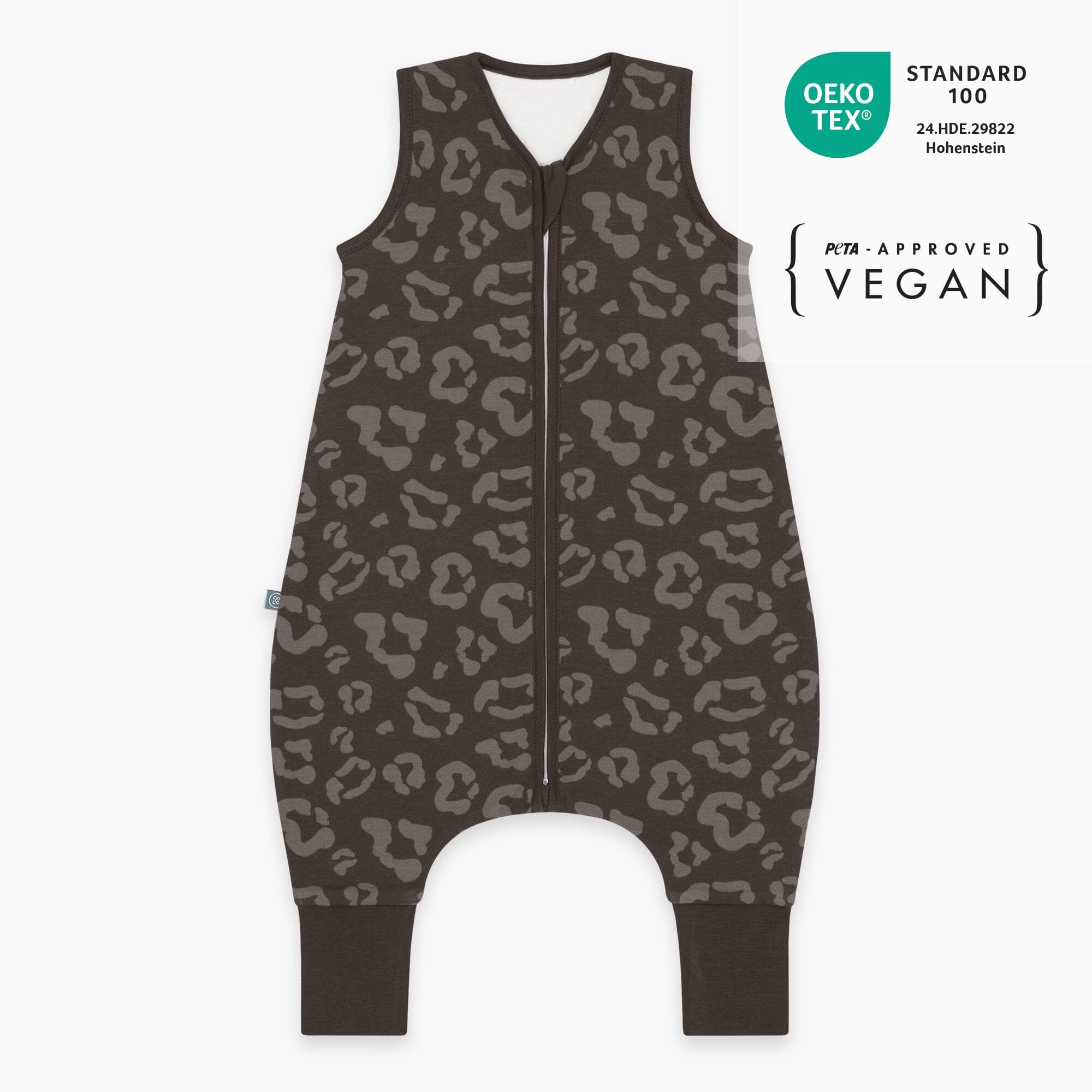 Sacco nanna con piedi 1.0 TOG | Leopardo Cioccolato