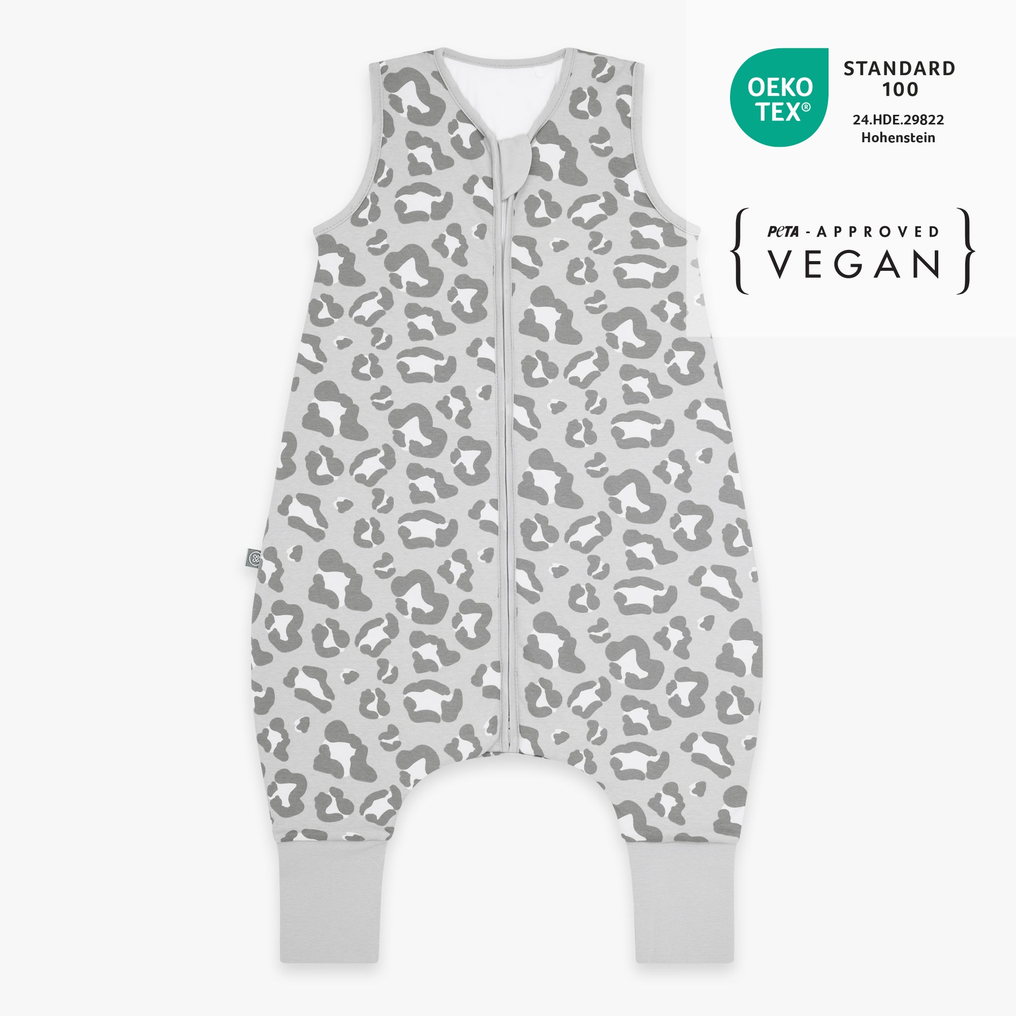 Sacco nanna con piedi 2.5 TOG | Leopardo Grigio