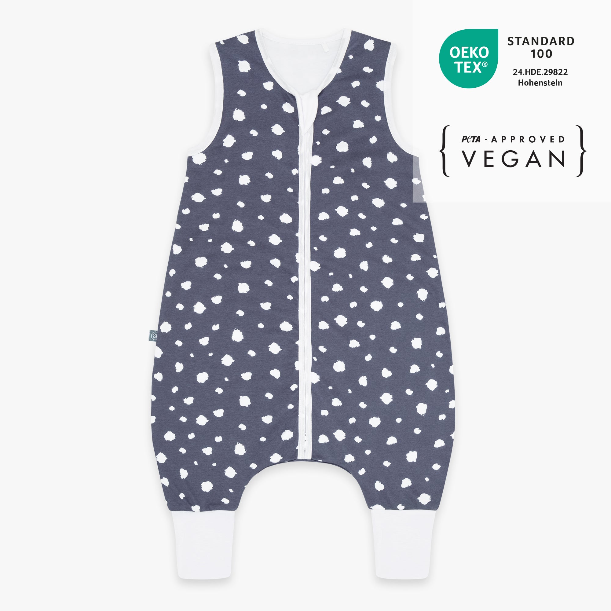 Sacco nanna con piedi 1.0 TOG | Pois Blu