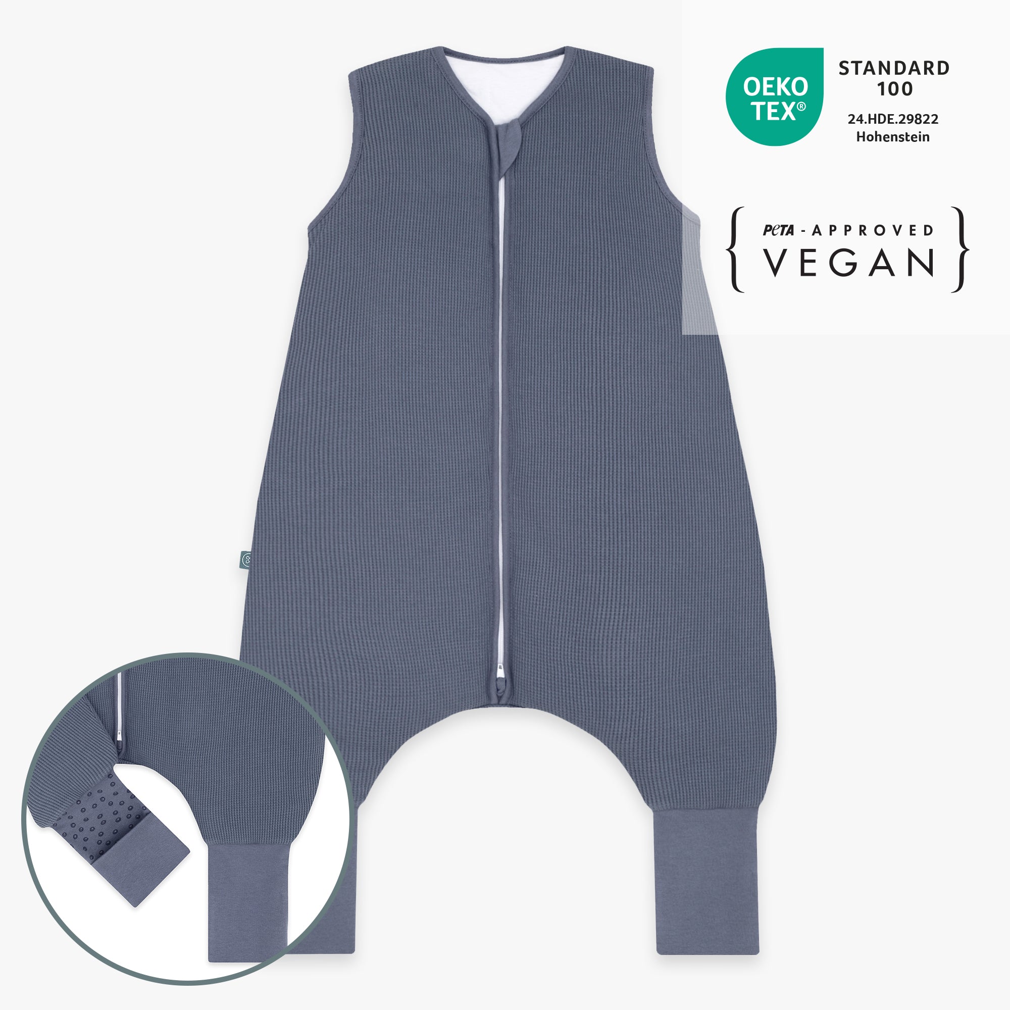 Sacco nanna con piede pieghevole 2.5 TOG | Essential Blu