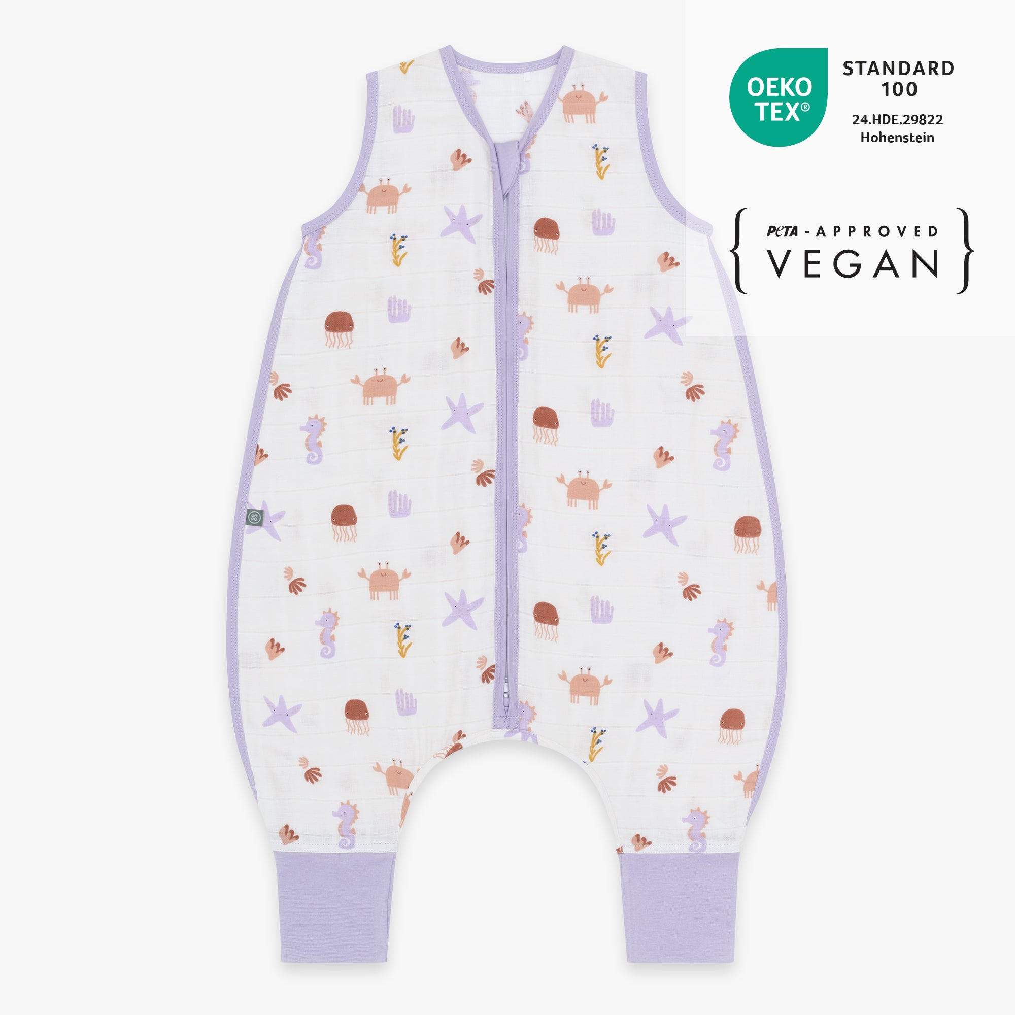 Sacco nanna in mussola con piedi 0.5 TOG | Design marino creato dalla community