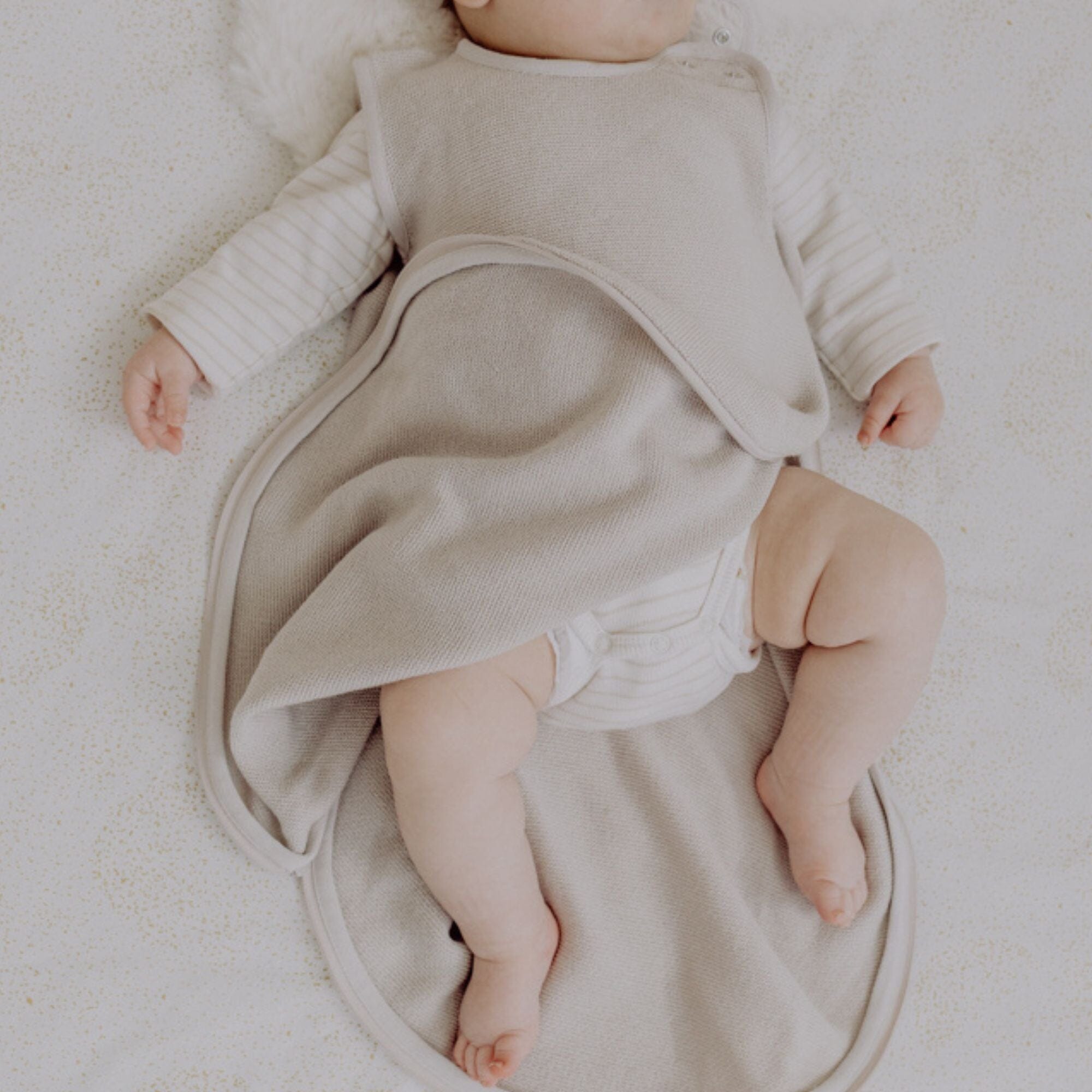 Sacco nanna in lana-seta 0.5 TOG | Essential Beige