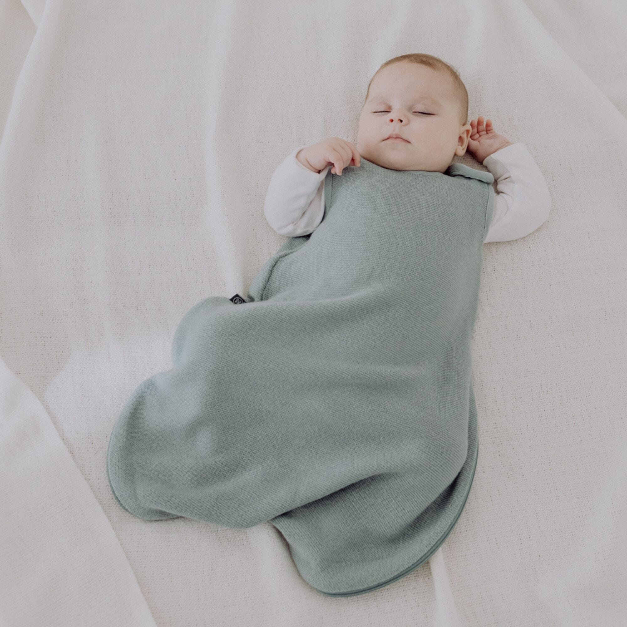 Sacco nanna in lana-seta 0.5 TOG | Essential Menta