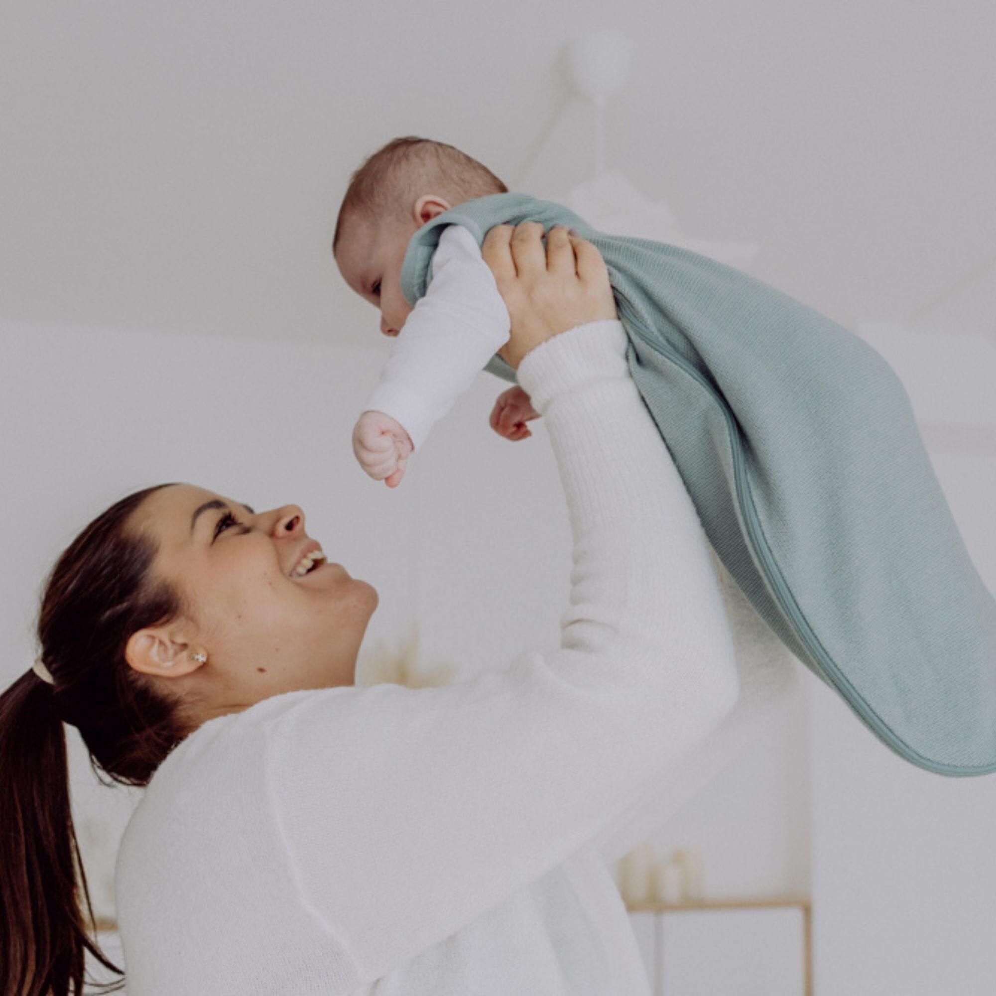 Sacco nanna in lana-seta 0.5 TOG | Essential Menta