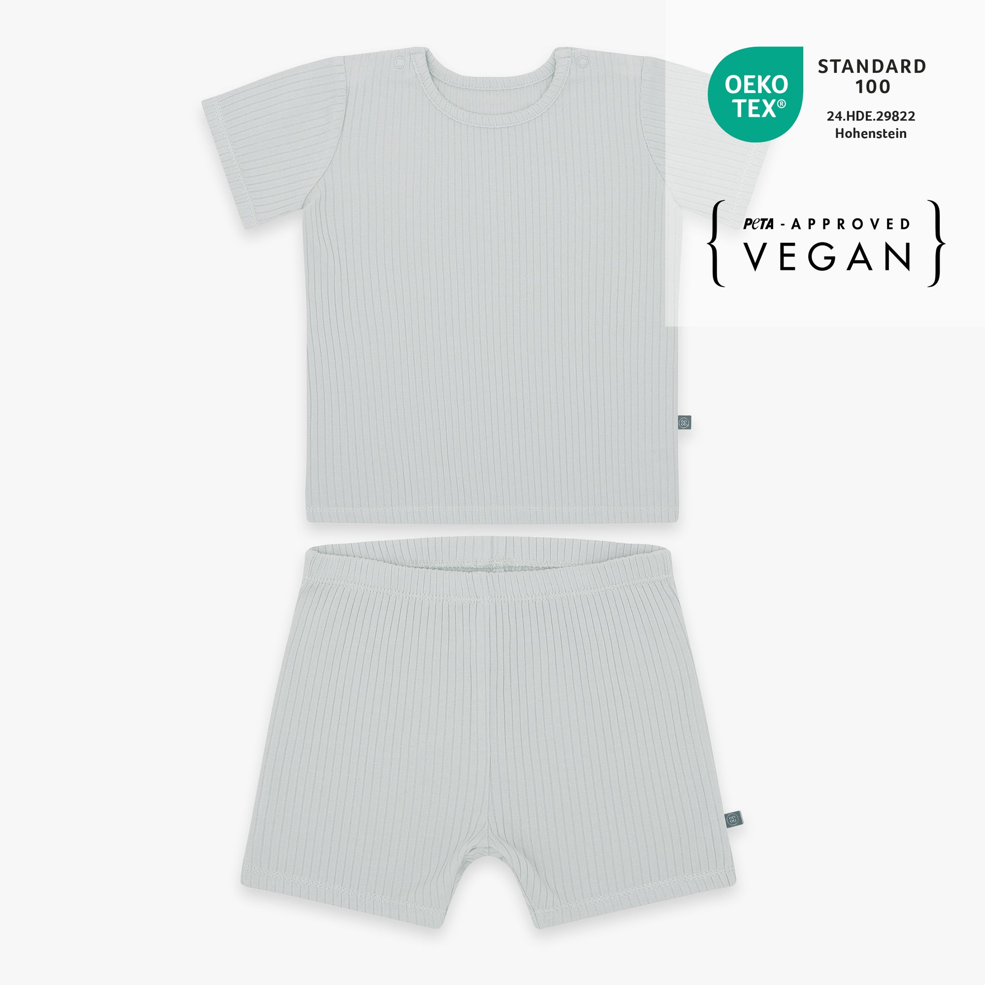 Pigiama corto 2 pezzi | Essential Grigio