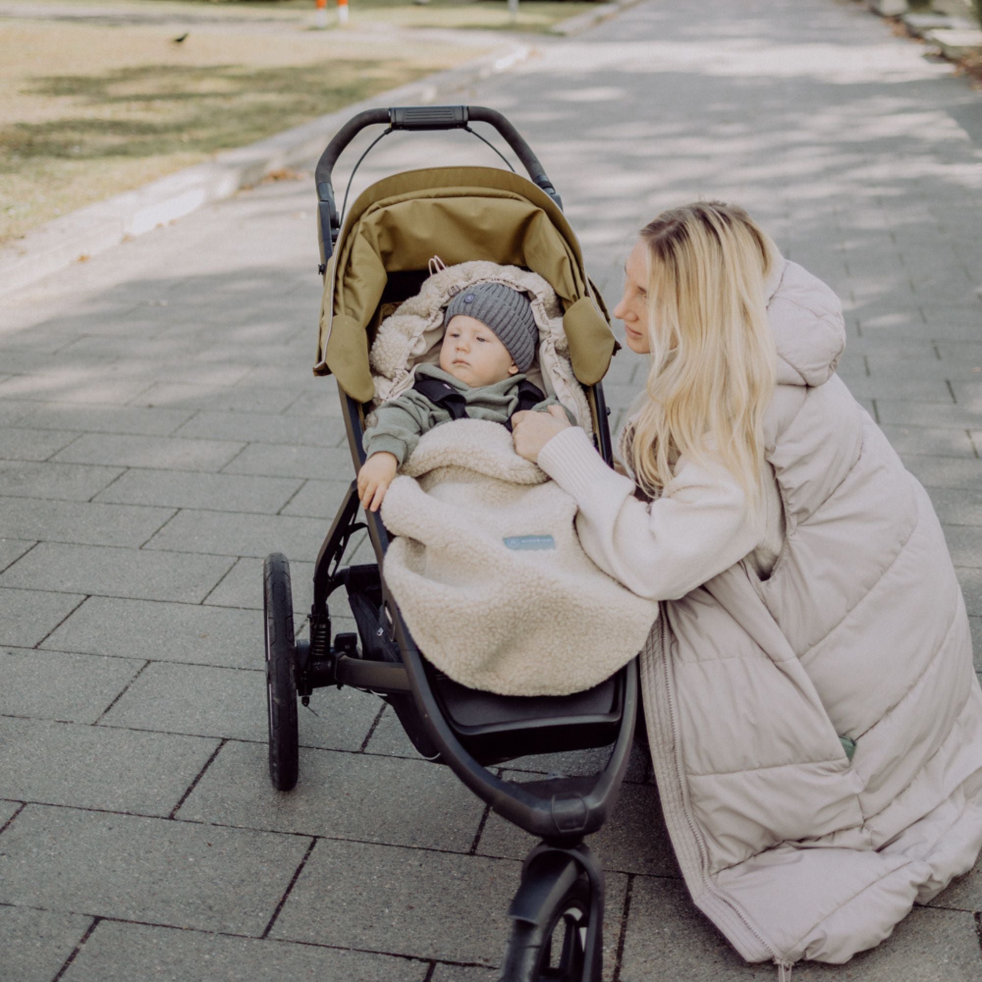 Sacco Termico Teddy in Lana Merino | Essential Beige