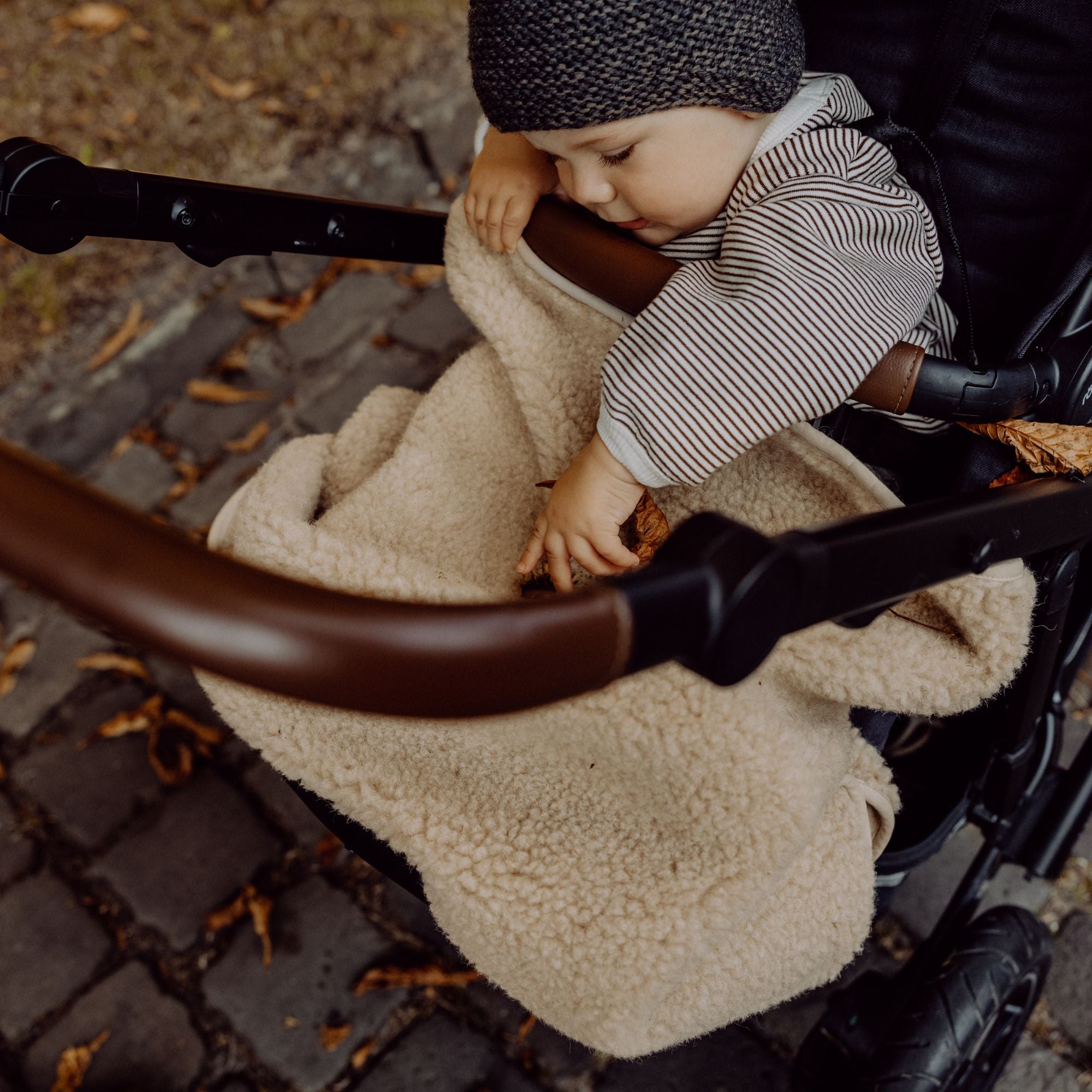 Coperta coccolosa in lana merino teddy | Essential Beige
