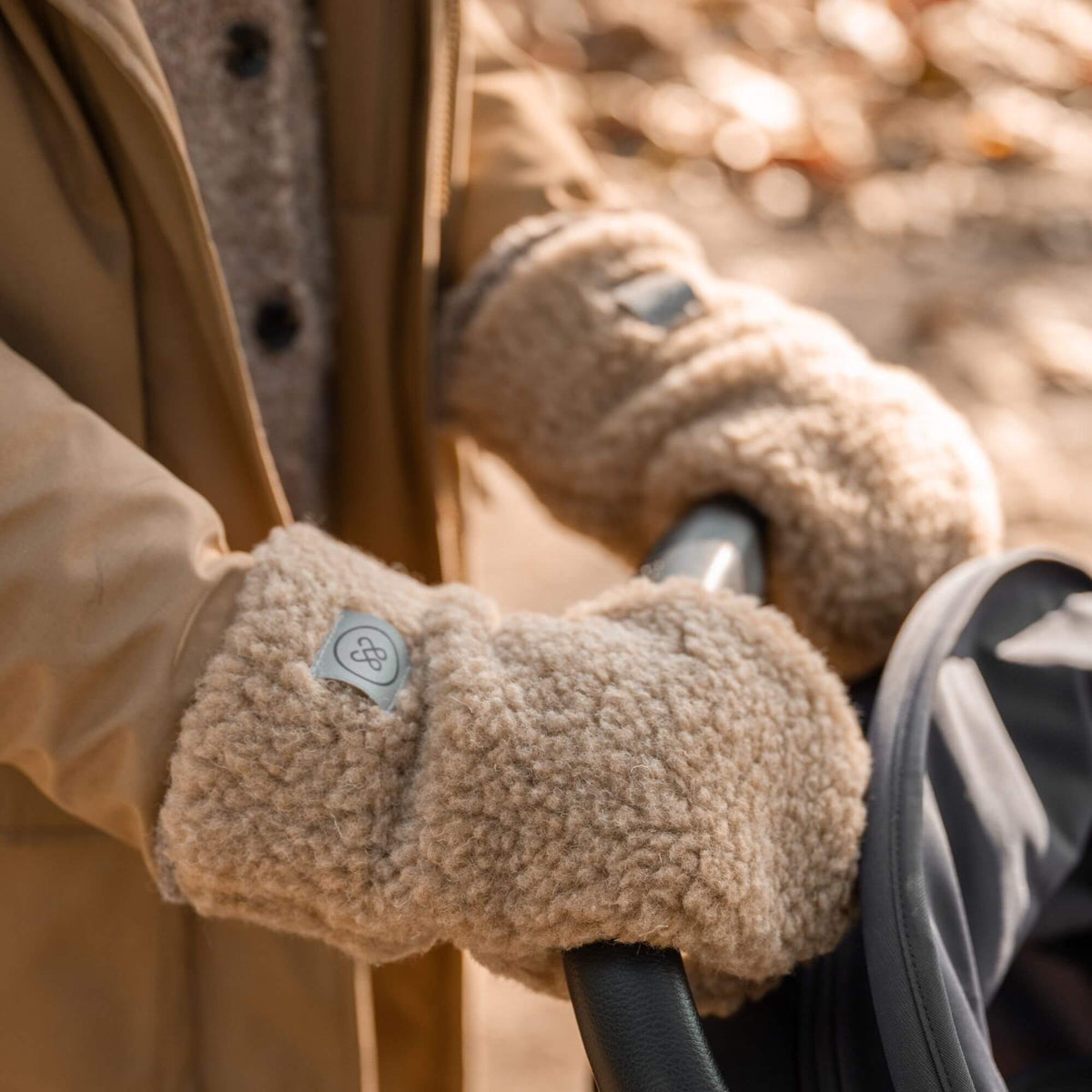Guanti per passeggino in lana merino | Essential Talpa