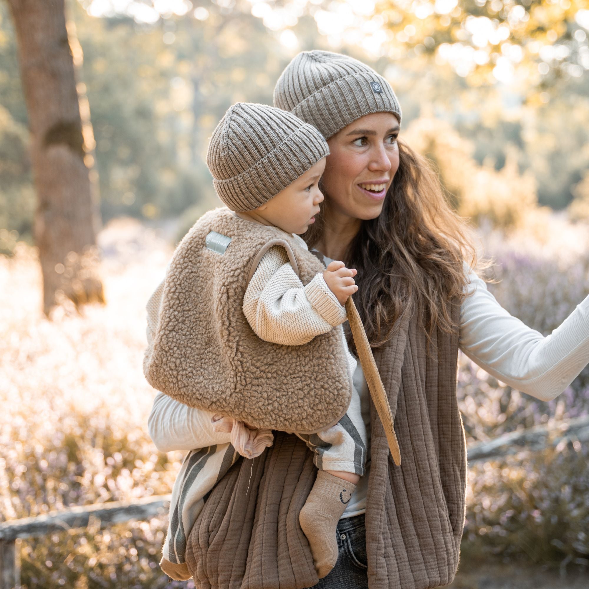Gilet in lana merino teddy | Essential Talpa