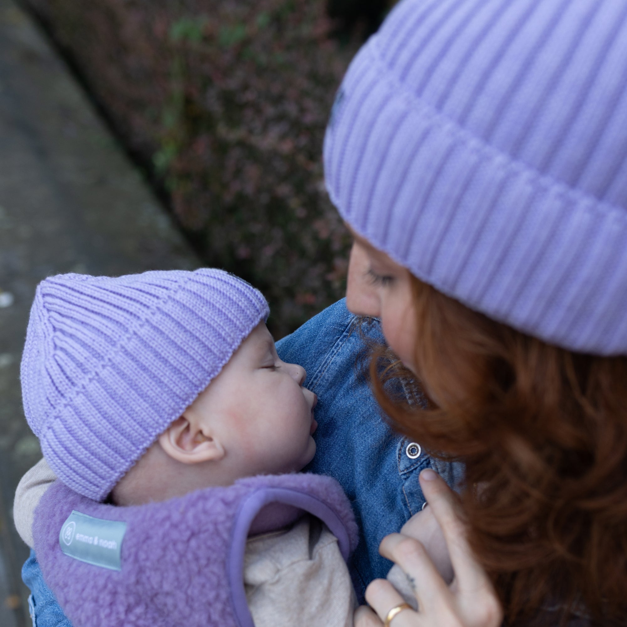 Berretto in lana merino bambino | Essential Lavanda