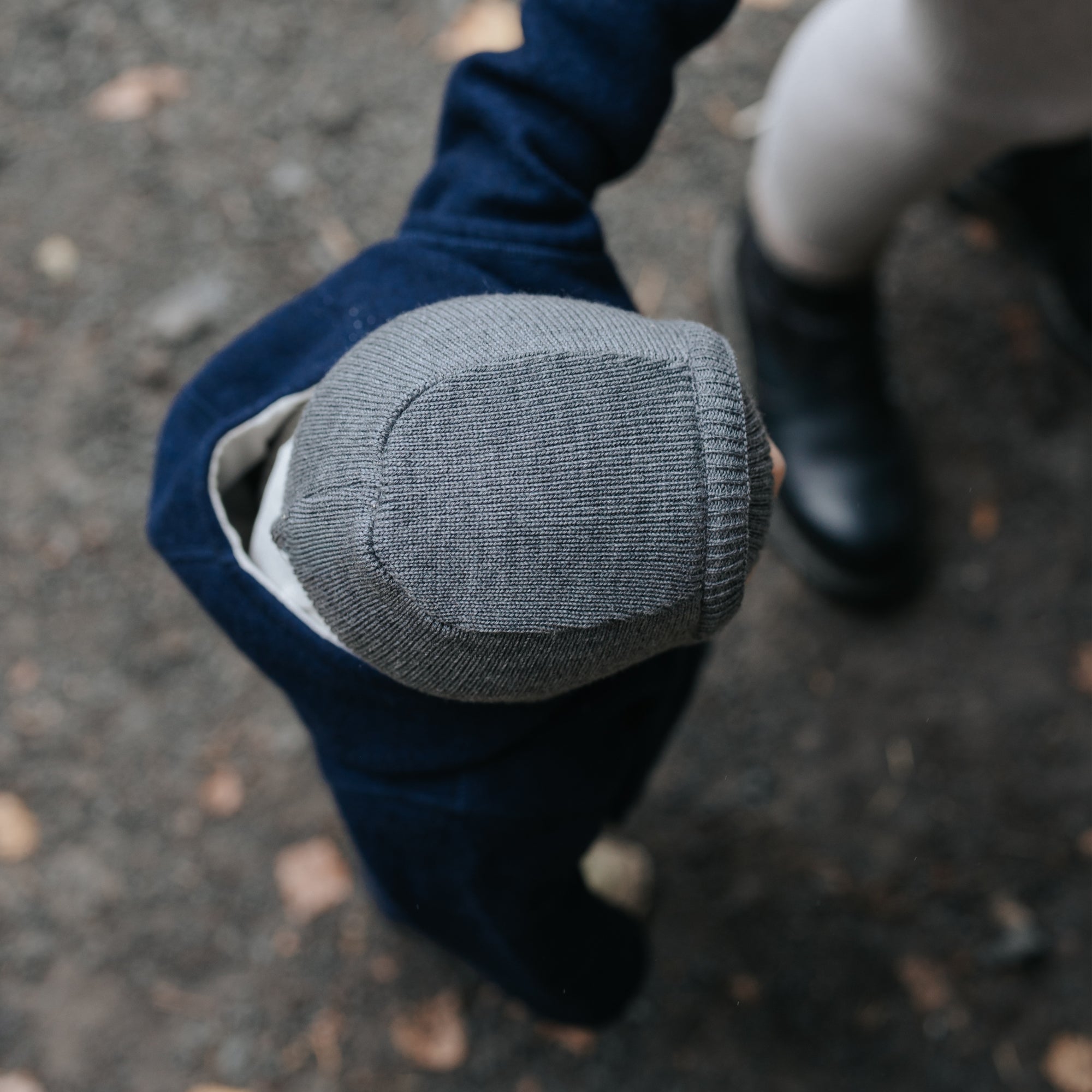 Balaclava in lana merino bambini | Essential Grigio