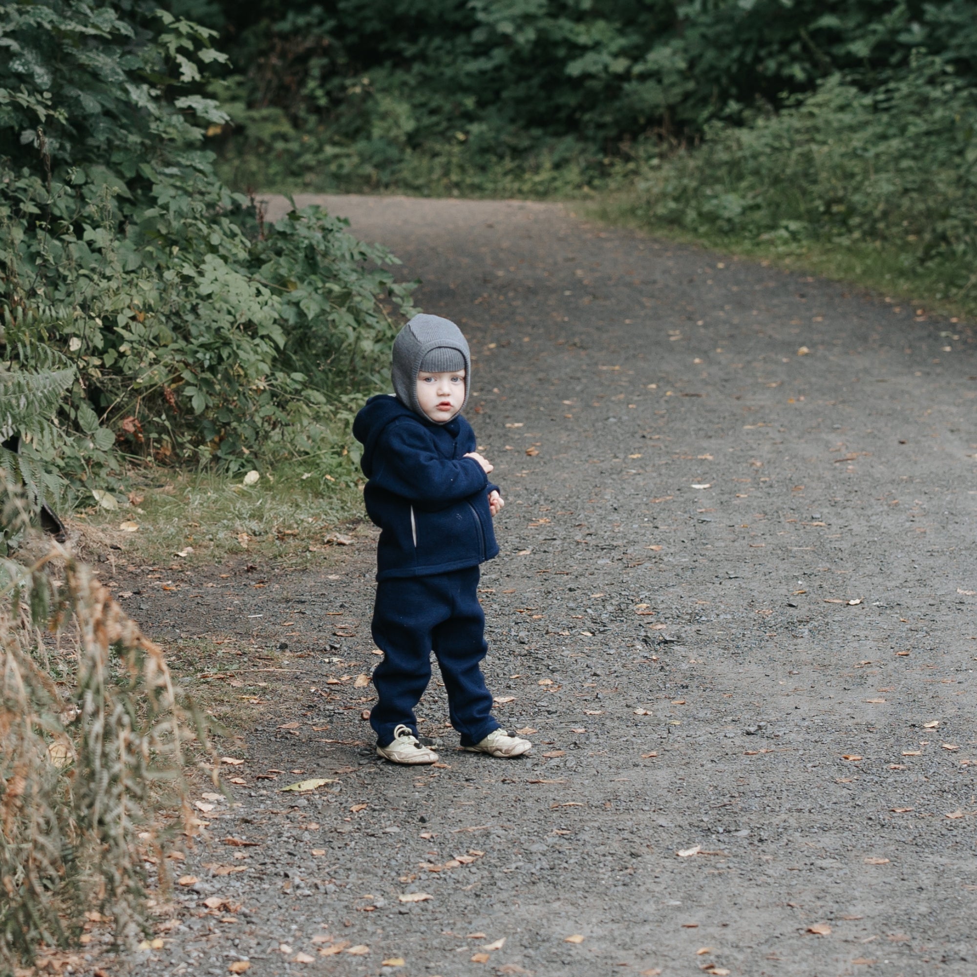 Balaclava in lana merino bambini | Essential Grigio