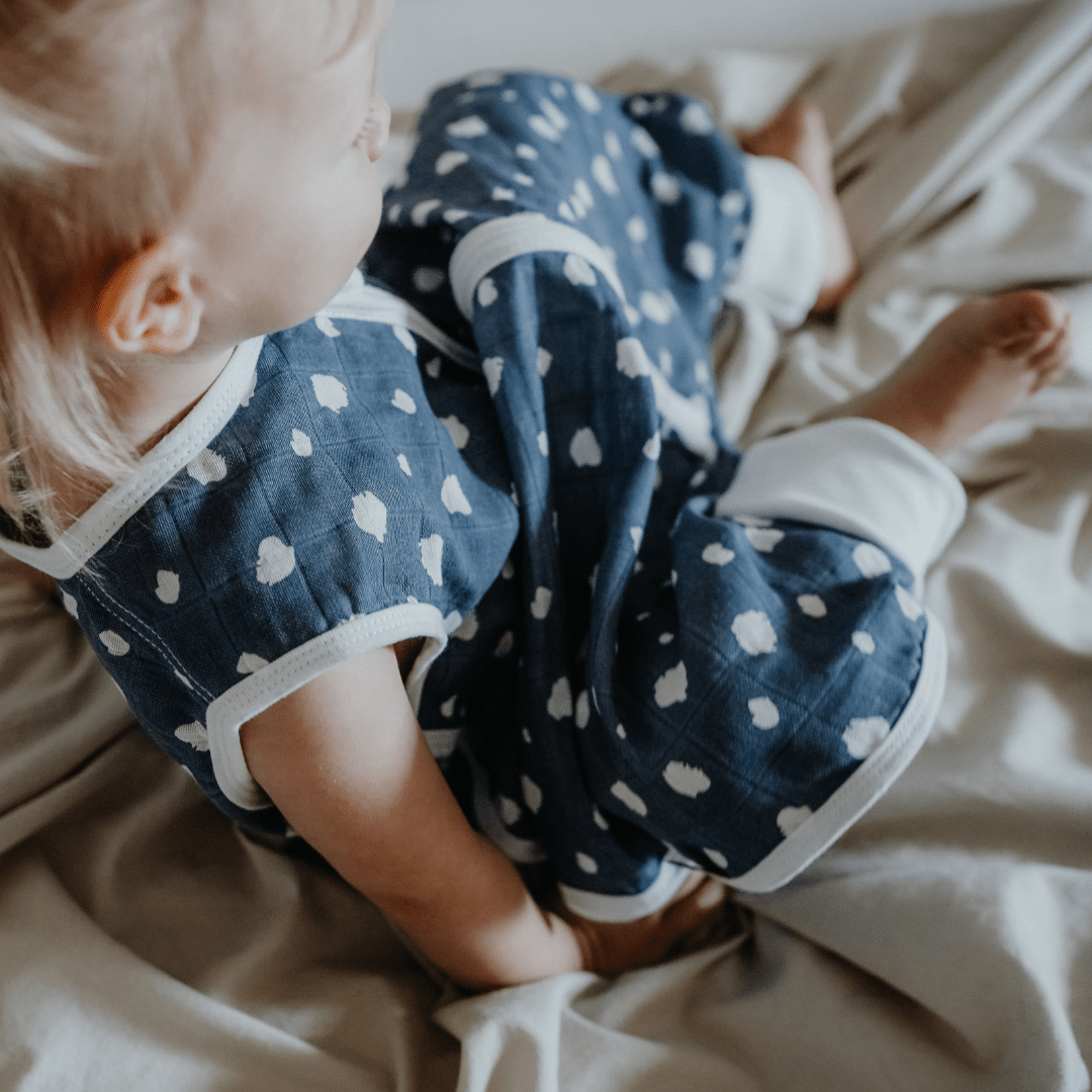 Swaddledesigns, sacco nanna con cerniera a 2 vie, coperta indossabile in mussola Swaddledesigns, sacco nanna con cerniera a 2 vie, coperta indossabile in mussola