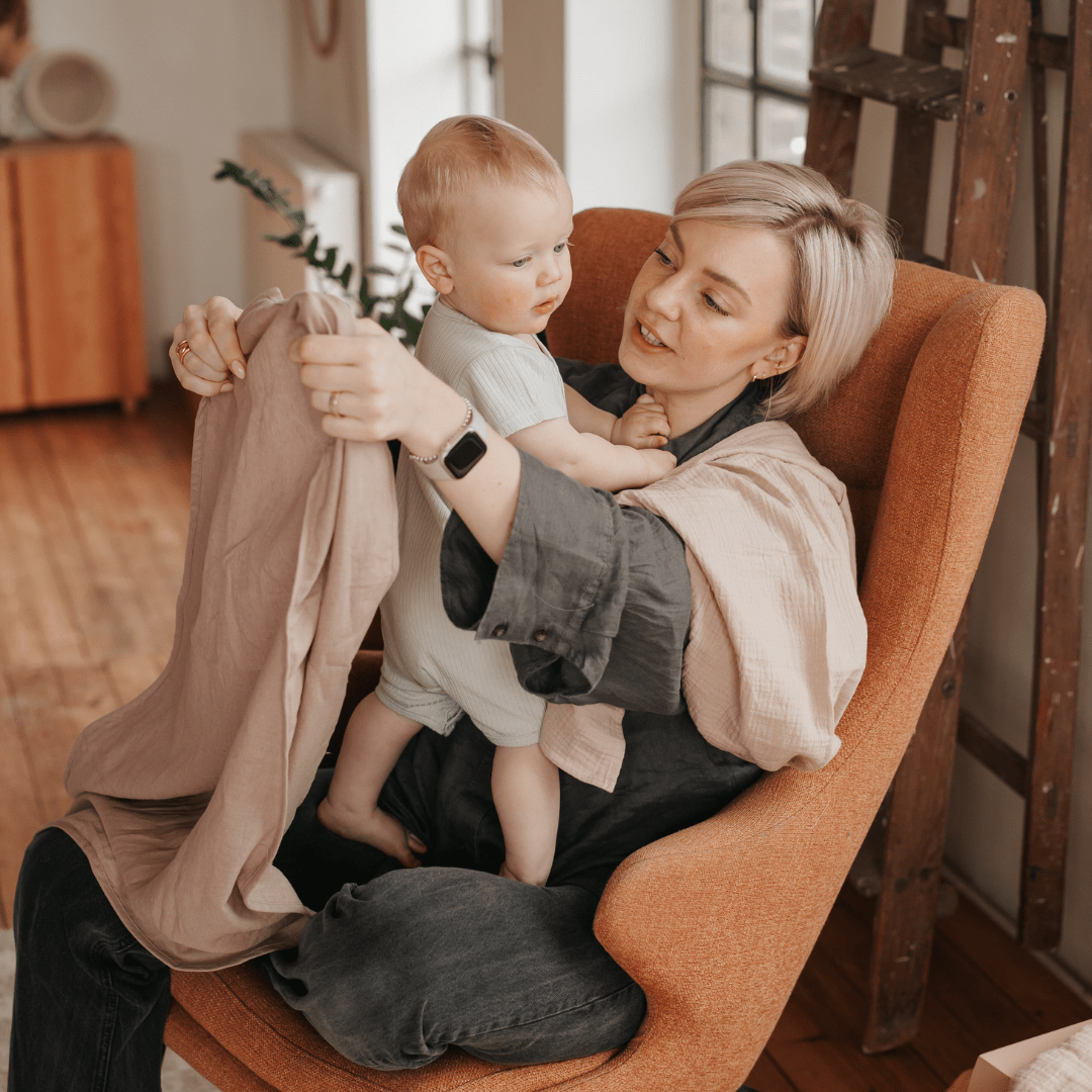Sacco nanna in lino 0.5 TOG | Essential Berry