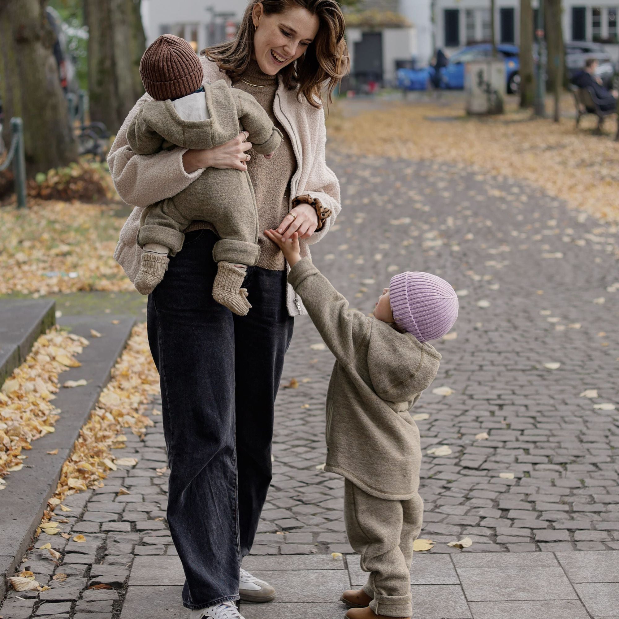 Pantaloni in lana | Essential Beige