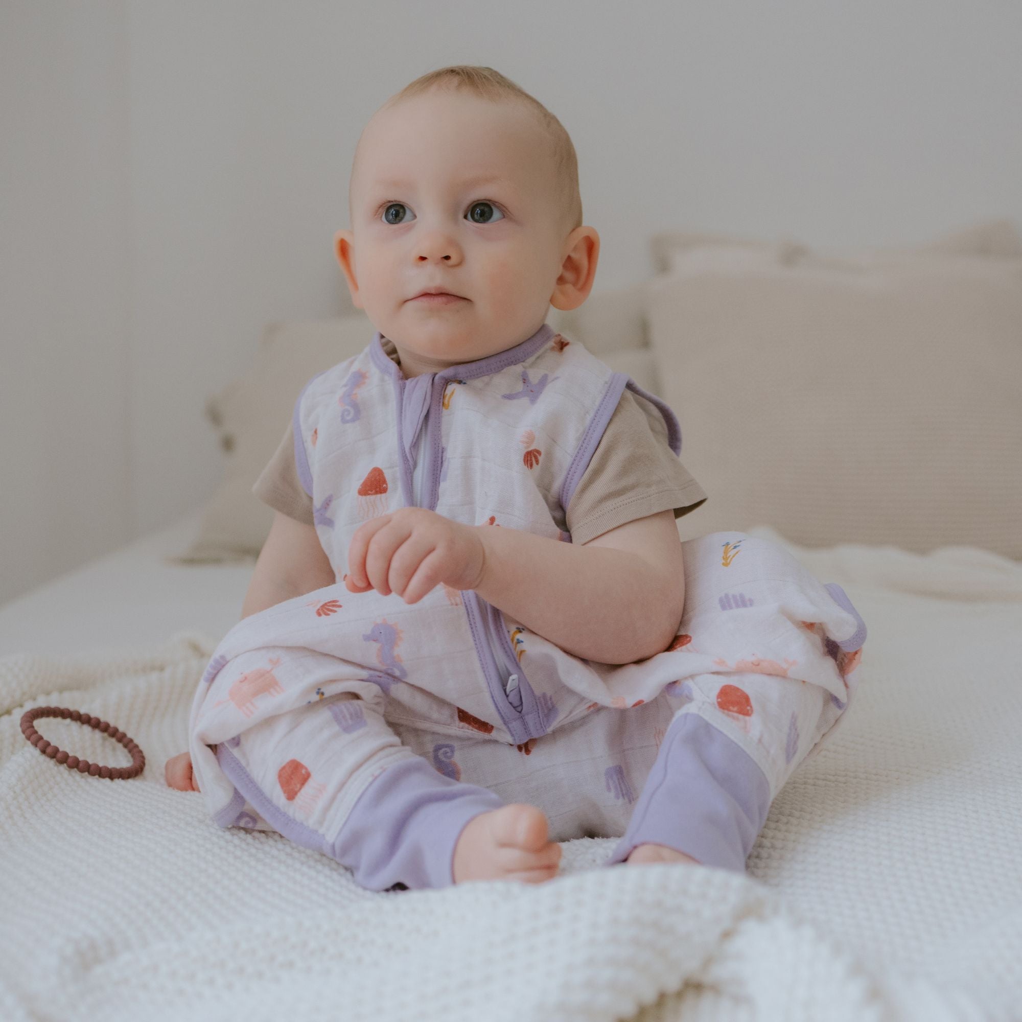Sacco nanna in mussola con piedi 0.5 TOG | Design marino creato dalla community