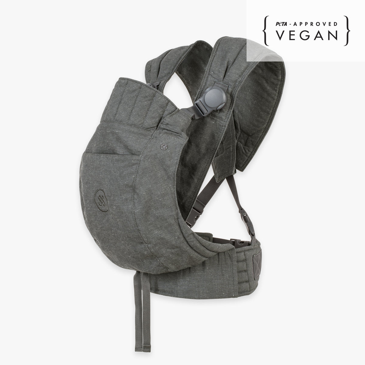 Hoppediz® Sciarza Portabebè In Cotone Biologico 5,40 M - Fascia Elasticizzata In Twill, Tinta Unita, Con Tasca E Istruzioni, Certificata SKA, Anallergica - 2