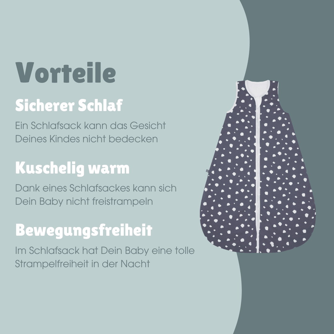 Sacco nanna 2.5 TOG | Pois Blu