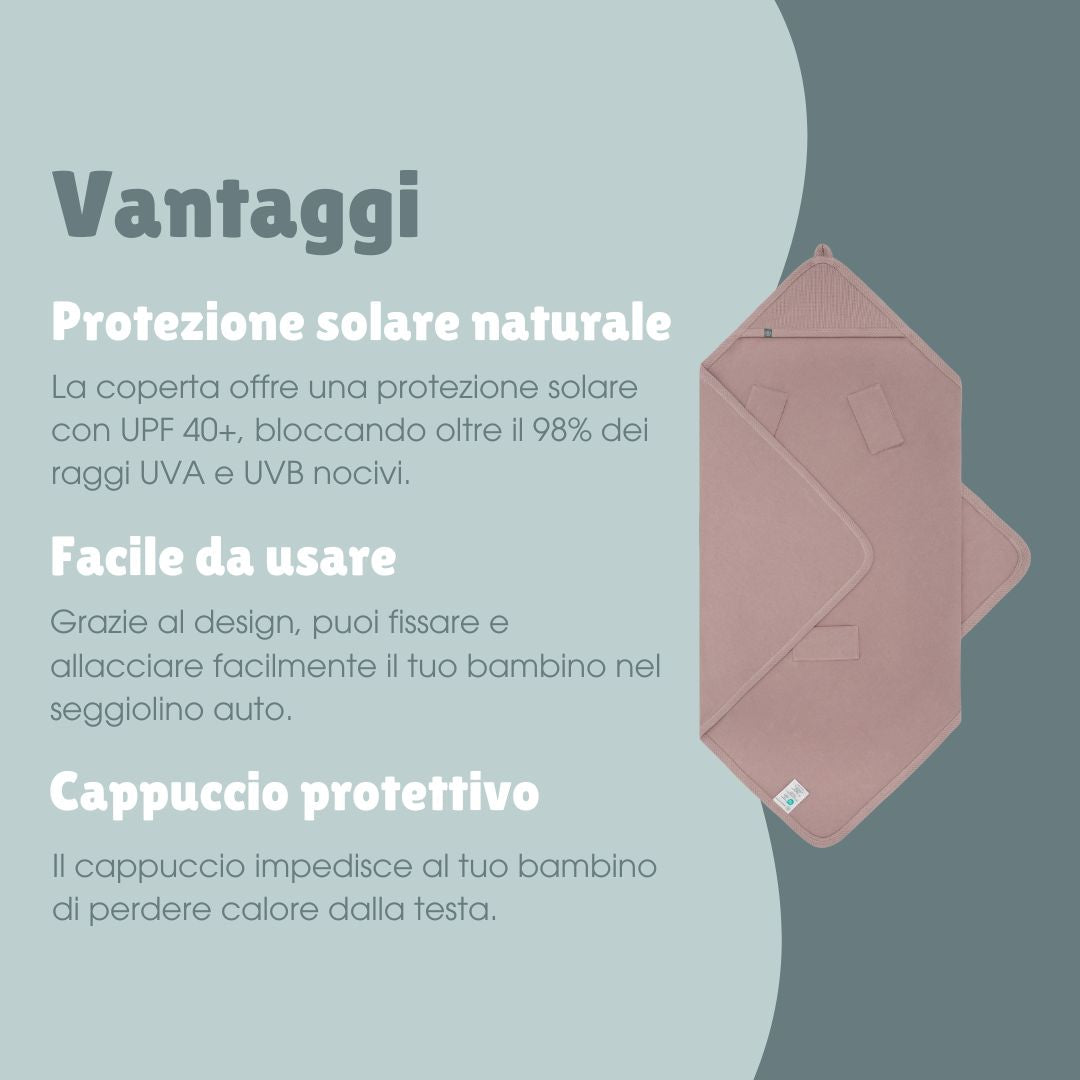 Coperta avvolgente con protezione UV | Essential Berry
