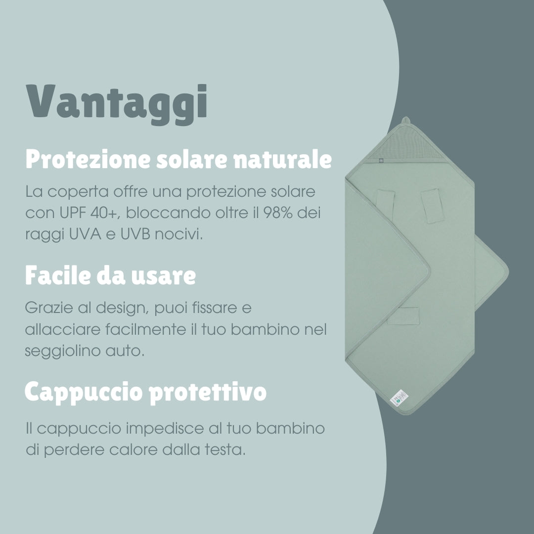 Coperta avvolgente con protezione UV | Essential Menta