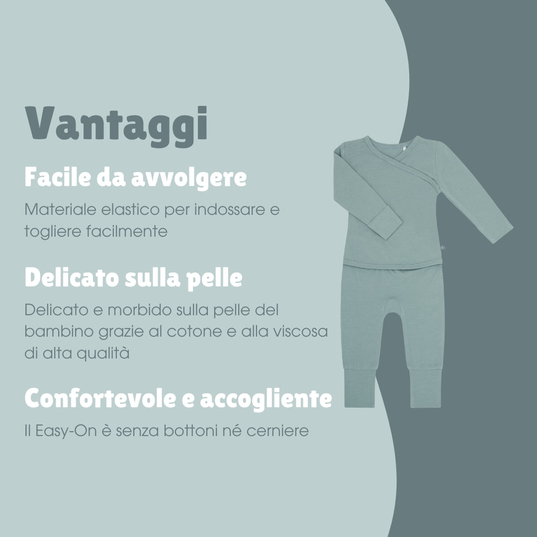 Tutina Easy-on a Maniche Lunghe | Essential Menta