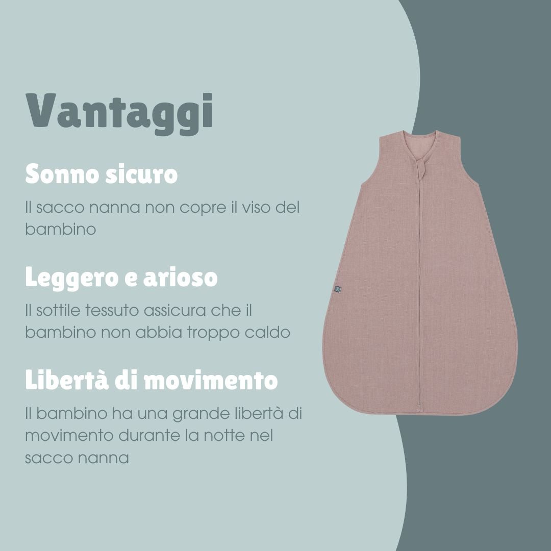 Sacco nanna in lino 0.5 TOG | Essential Berry