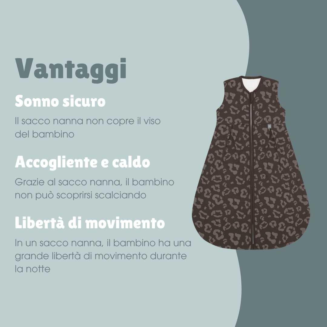 Sacco nanna 1.0 TOG | Leopardo Cioccolato