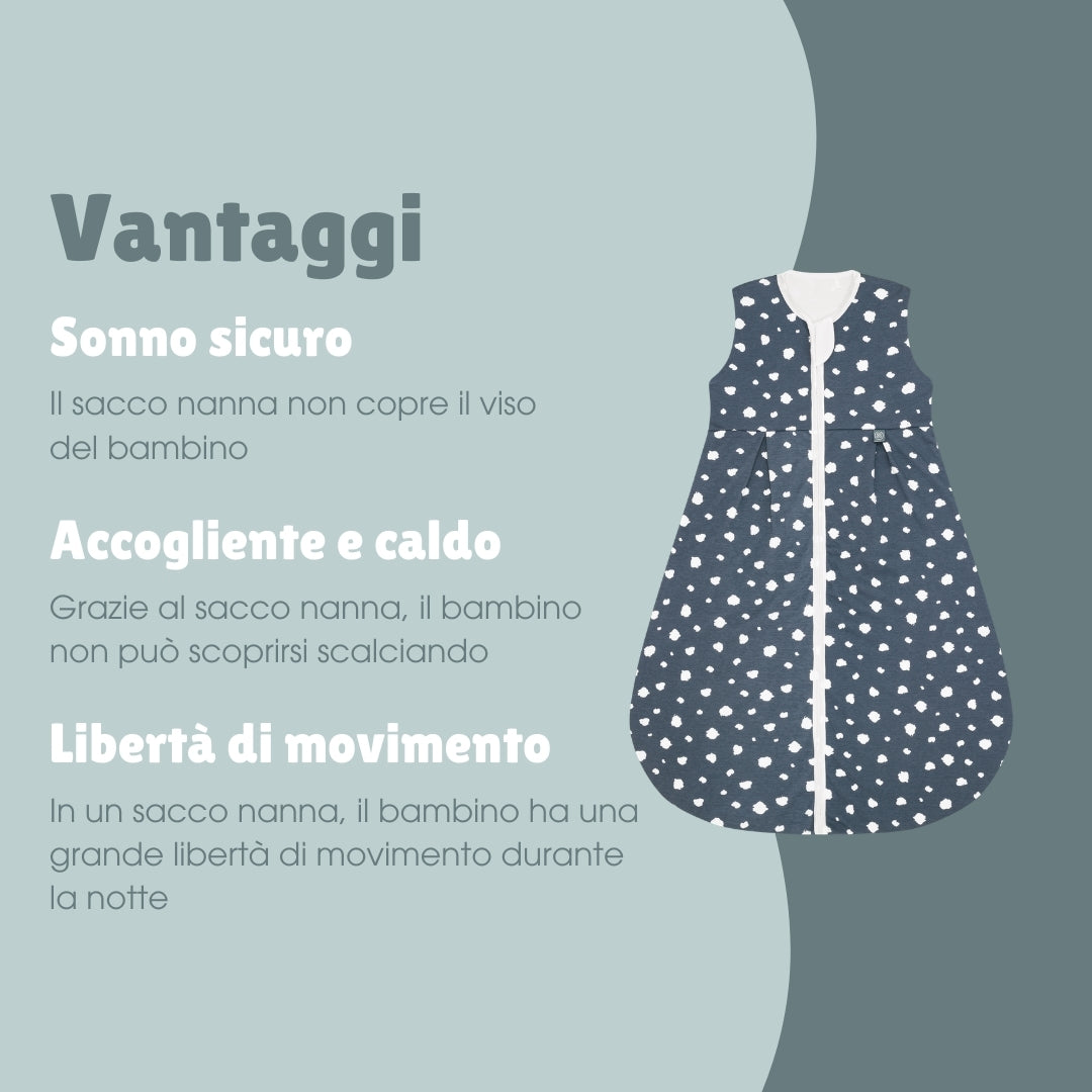 Sacco nanna 1.0 TOG | Pois Blu