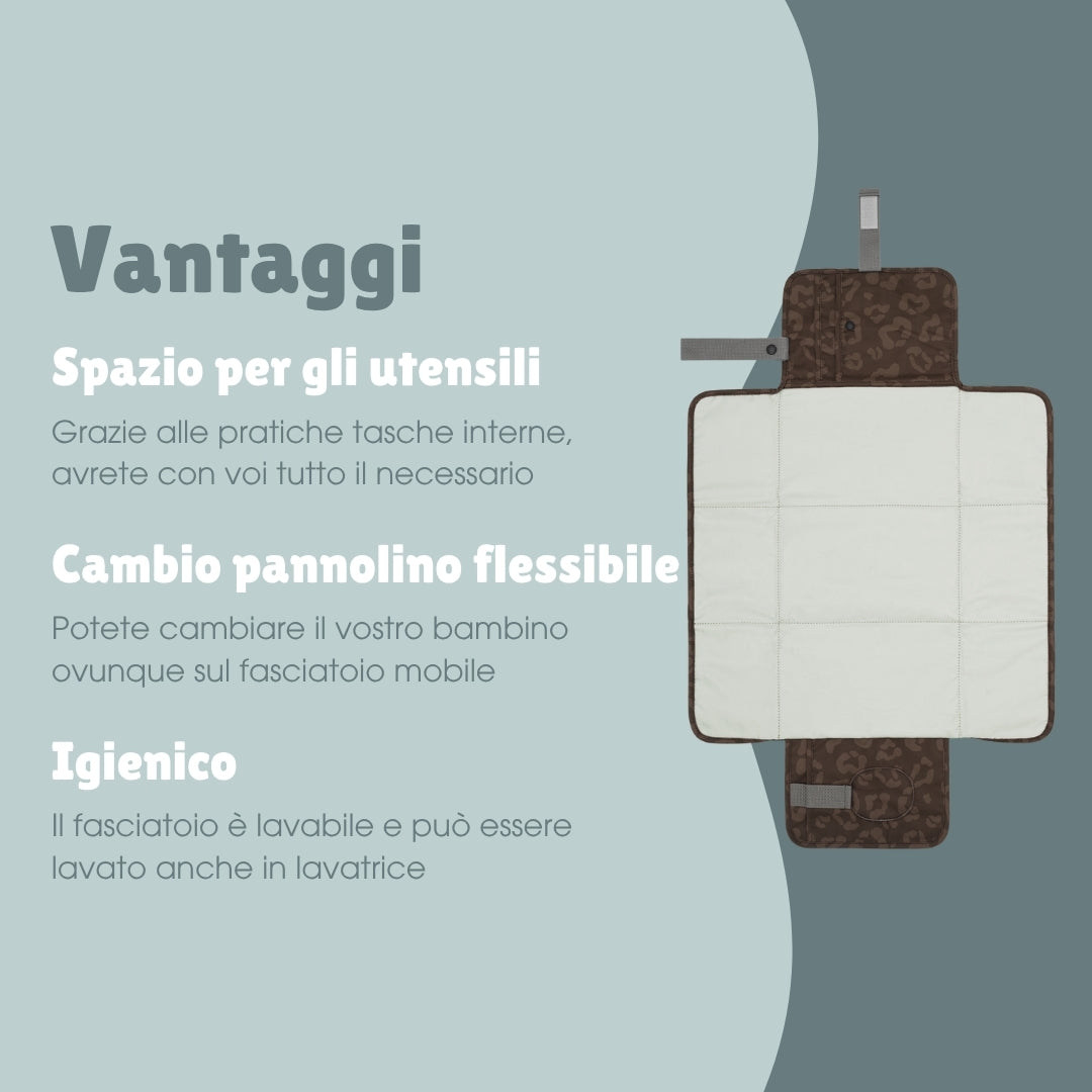Fasciatoio | Leopardo Cioccolato