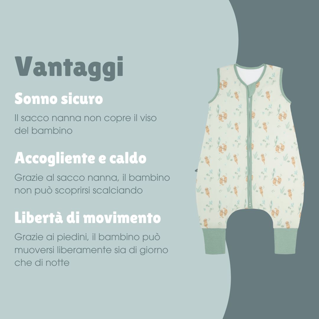 Sacco nanna con piedi 1.0 TOG | Design comunitario Lontra