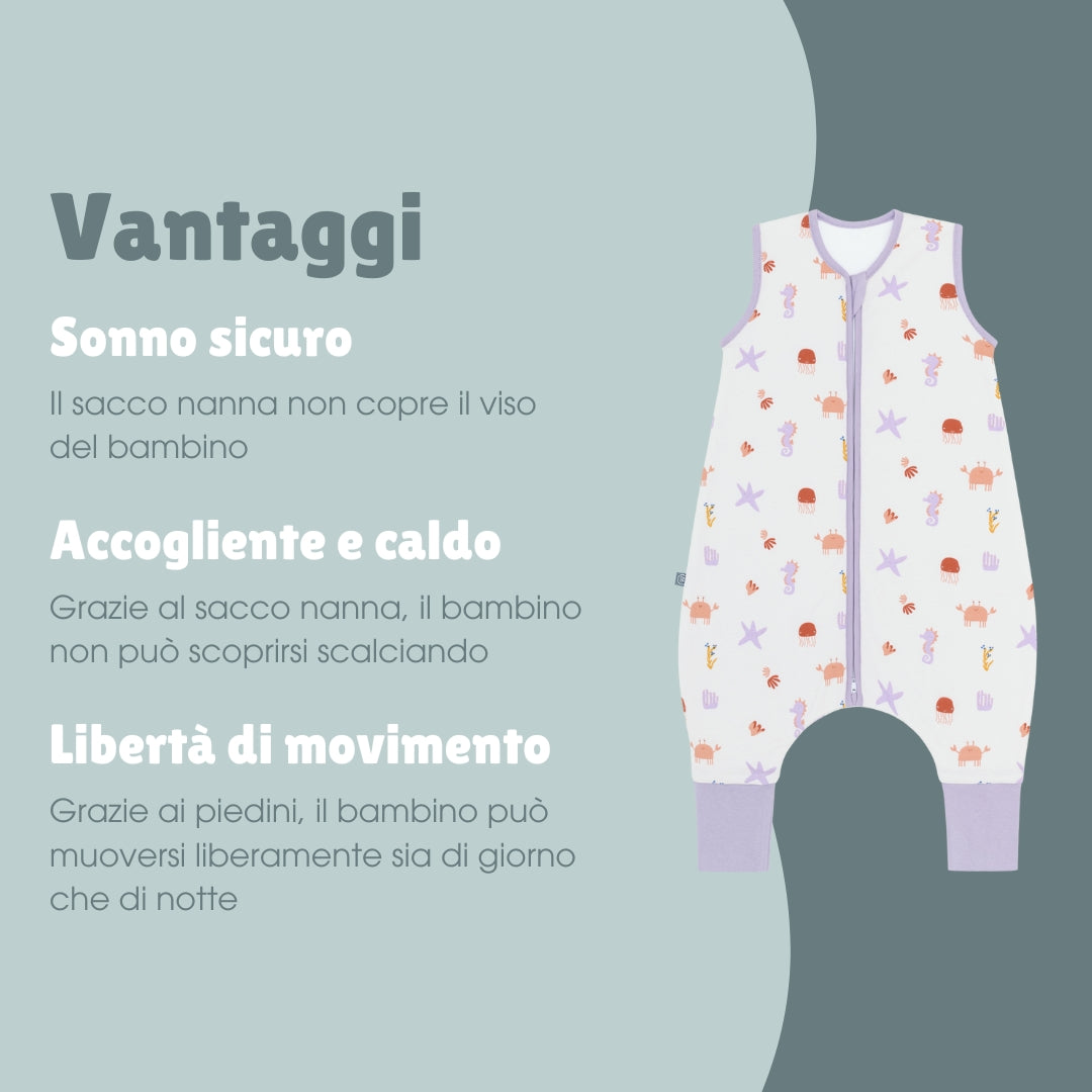 Sacco nanna con piedi 1.0 TOG | Design marino creato dalla community
