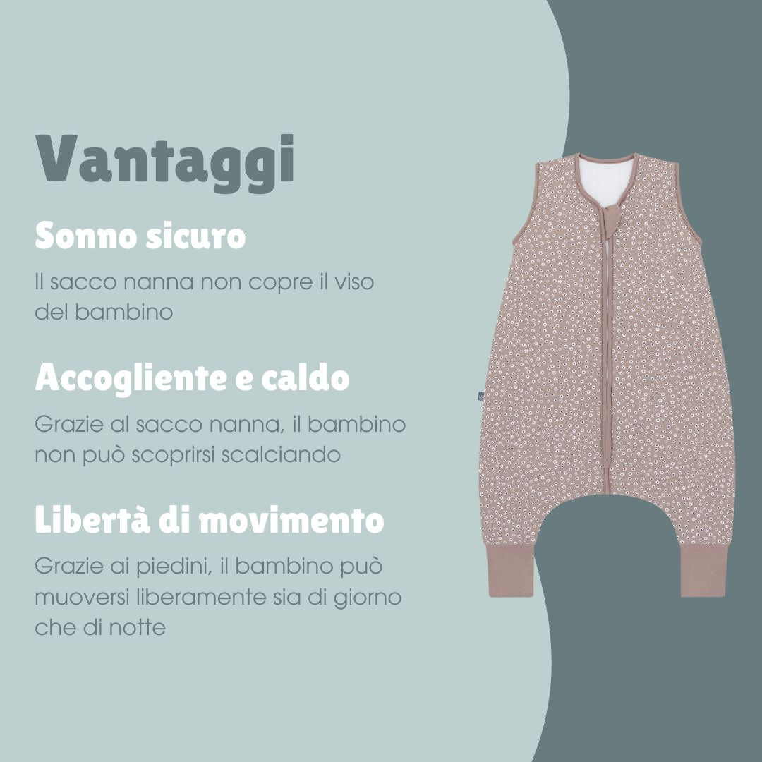 Sacco nanna con piedi 2.5 TOG | Floreale Berry