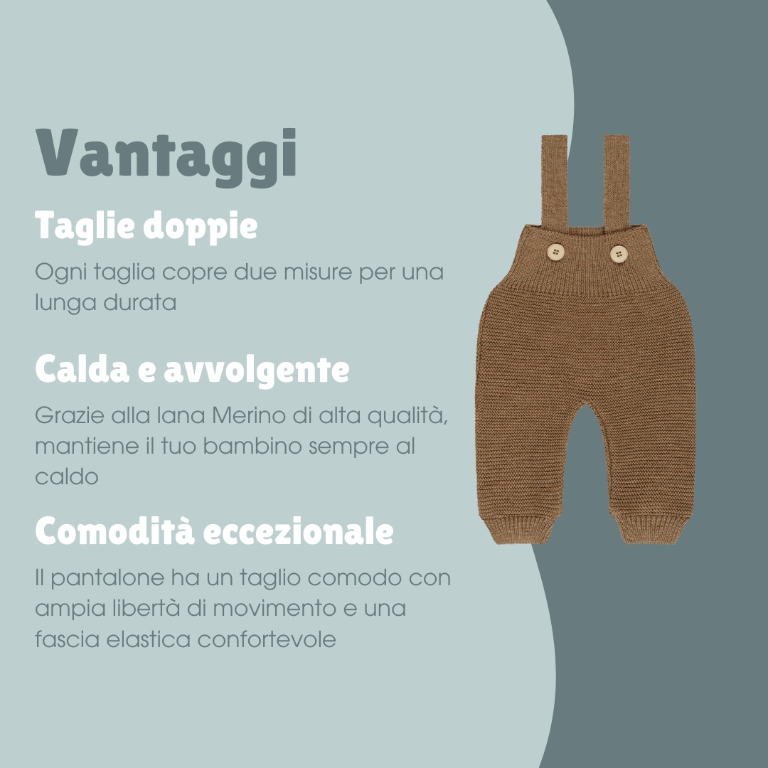 Pantaloni in Maglia di lana merino | Essential Talpa