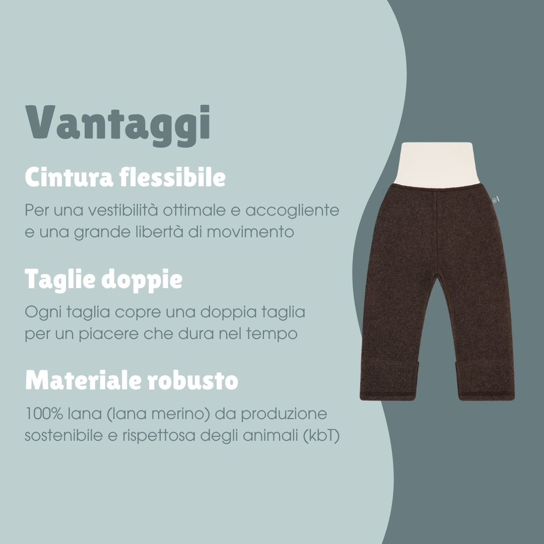 Pantaloni in lana | Essential Cioccolato