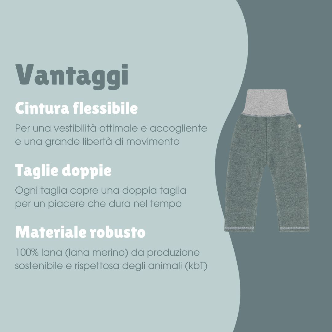 Pantaloni in lana | Essential Menta