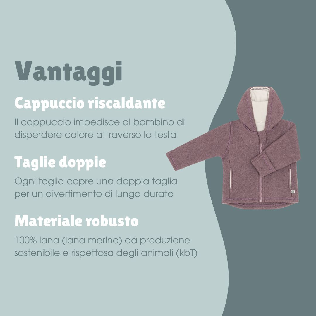 Giacca in lana | Essential Berry