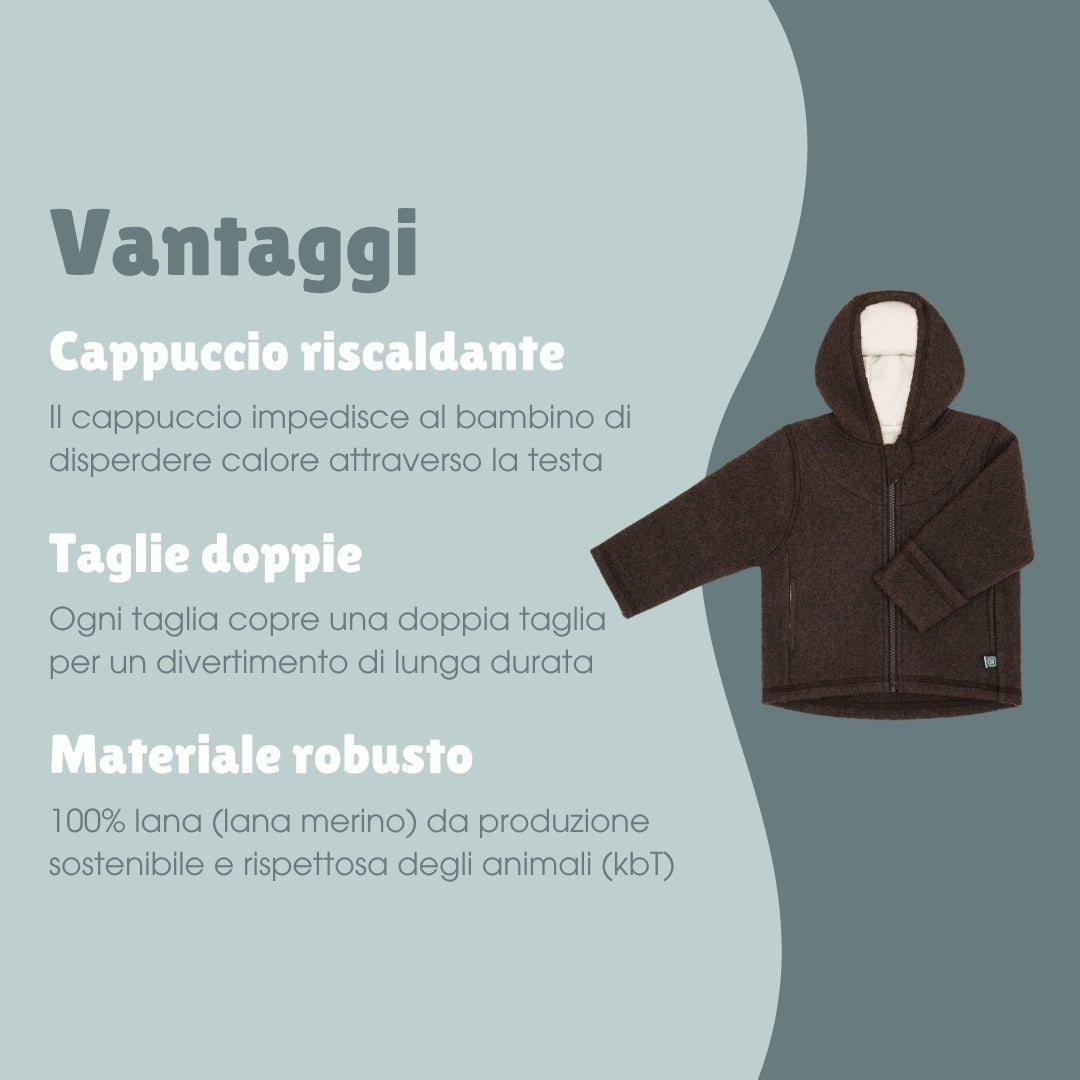 Giacca in lana | Essential Cioccolato