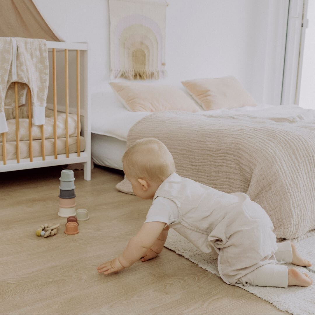 Sacco nanna in lino con piedi 0.5 TOG | Essential Beige